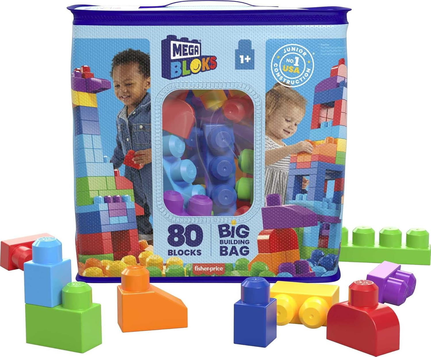 Wallpaper #634d6 Mega Bloks First Builders Big Building Bag with Big Building Blocks