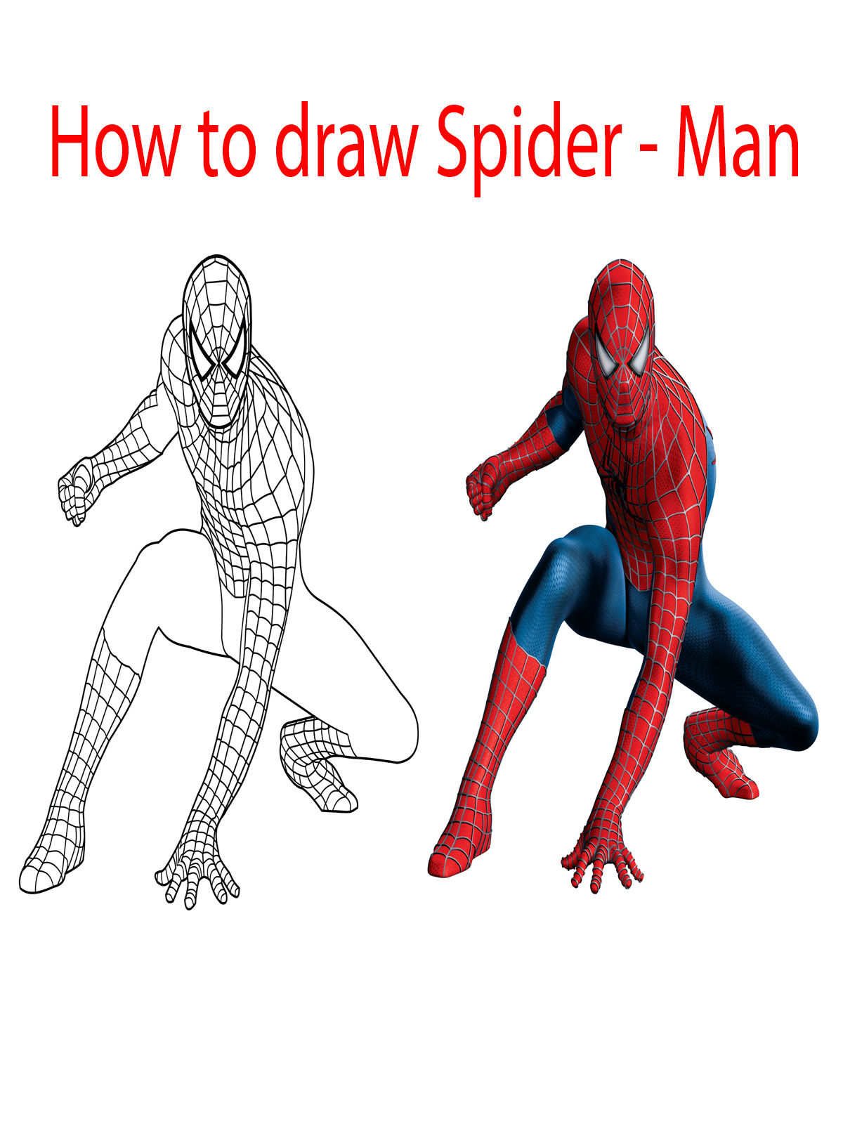 Wallpaper #zWeuD5MBSpphPi3-xu9U78 Spiderman Body Drawing