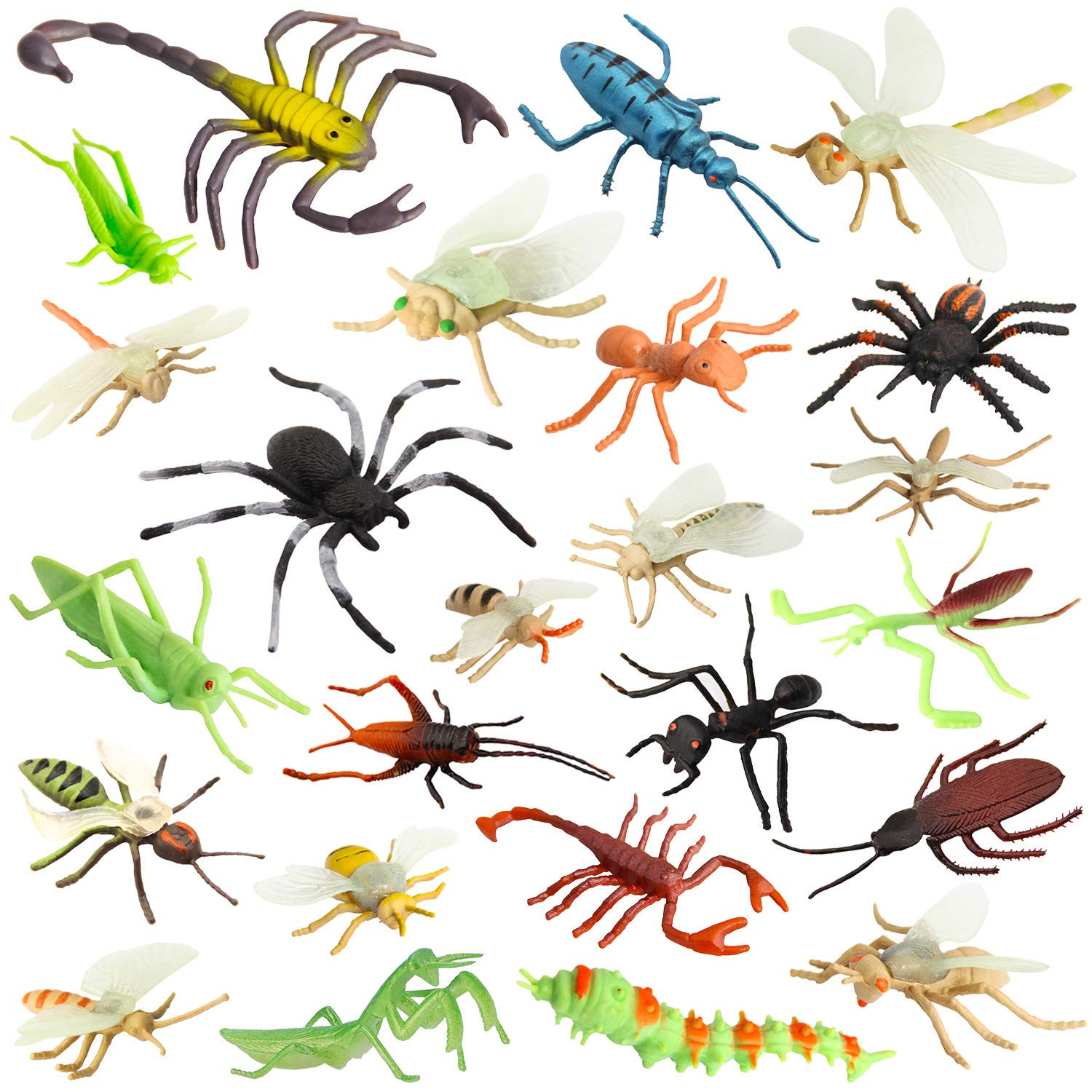 Wallpaper #1fQOOpMBKFX8bn3r-3cr190 Buy Pinowu Insect Bug Toy Figures for Kids Boys Girls 24pcs 2 4