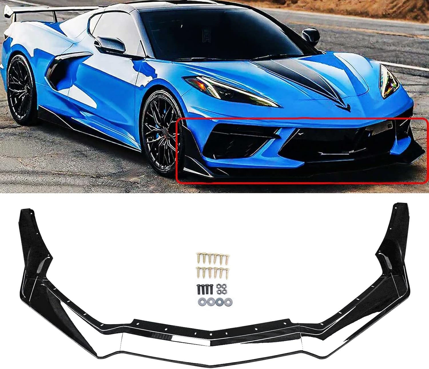 Wallpaper #SCwwSZMB0E1QgA7wuPIV301 Amazoncom Chiesma for C8 Corvette Front Lip Fit for 2020 2023