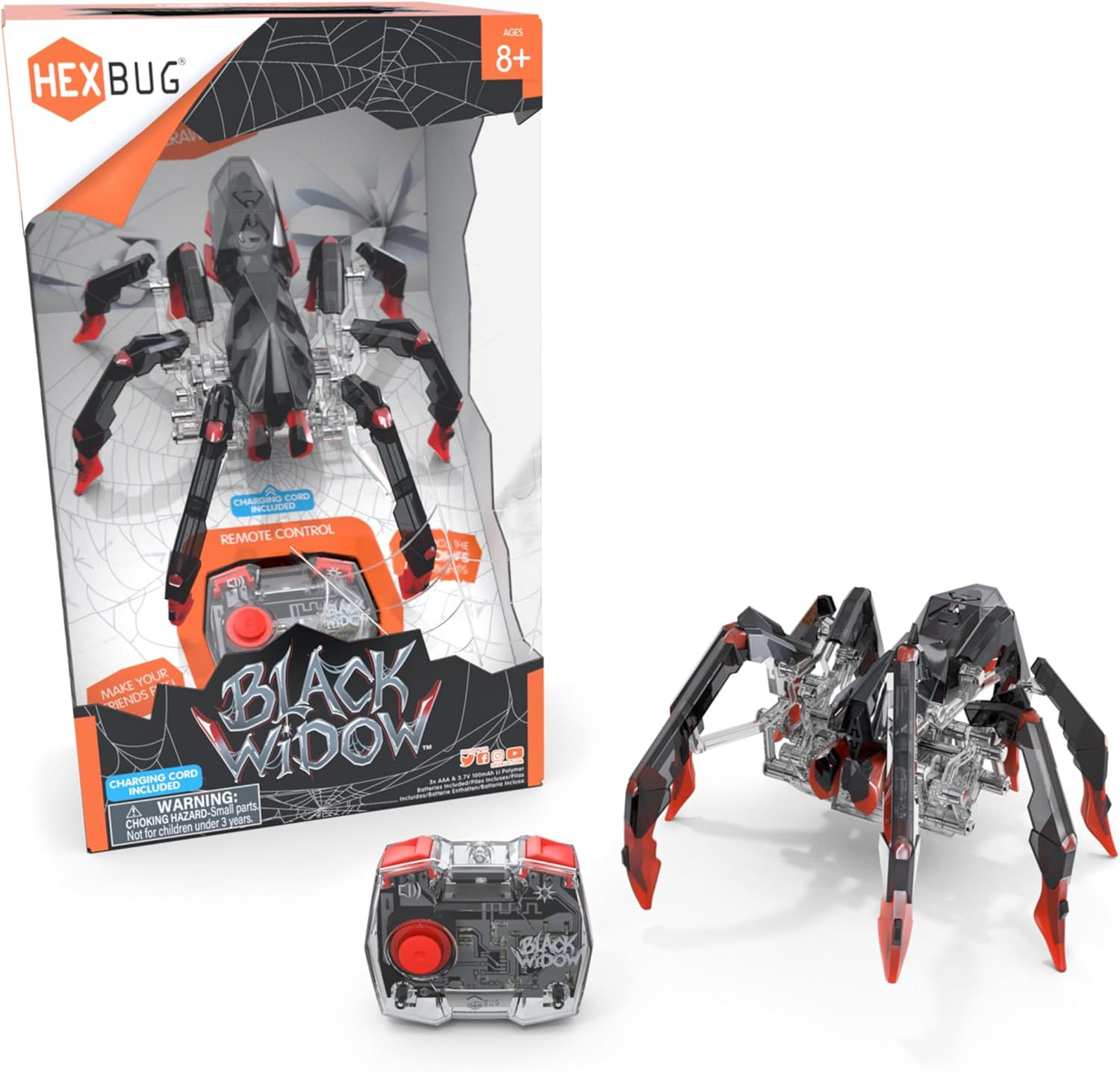 Wallpaper #1fQOOpMBKFX8bn3r-3cr11 Hexbug Remote Control Black Widow Rechargeable Robot Spider Toys for