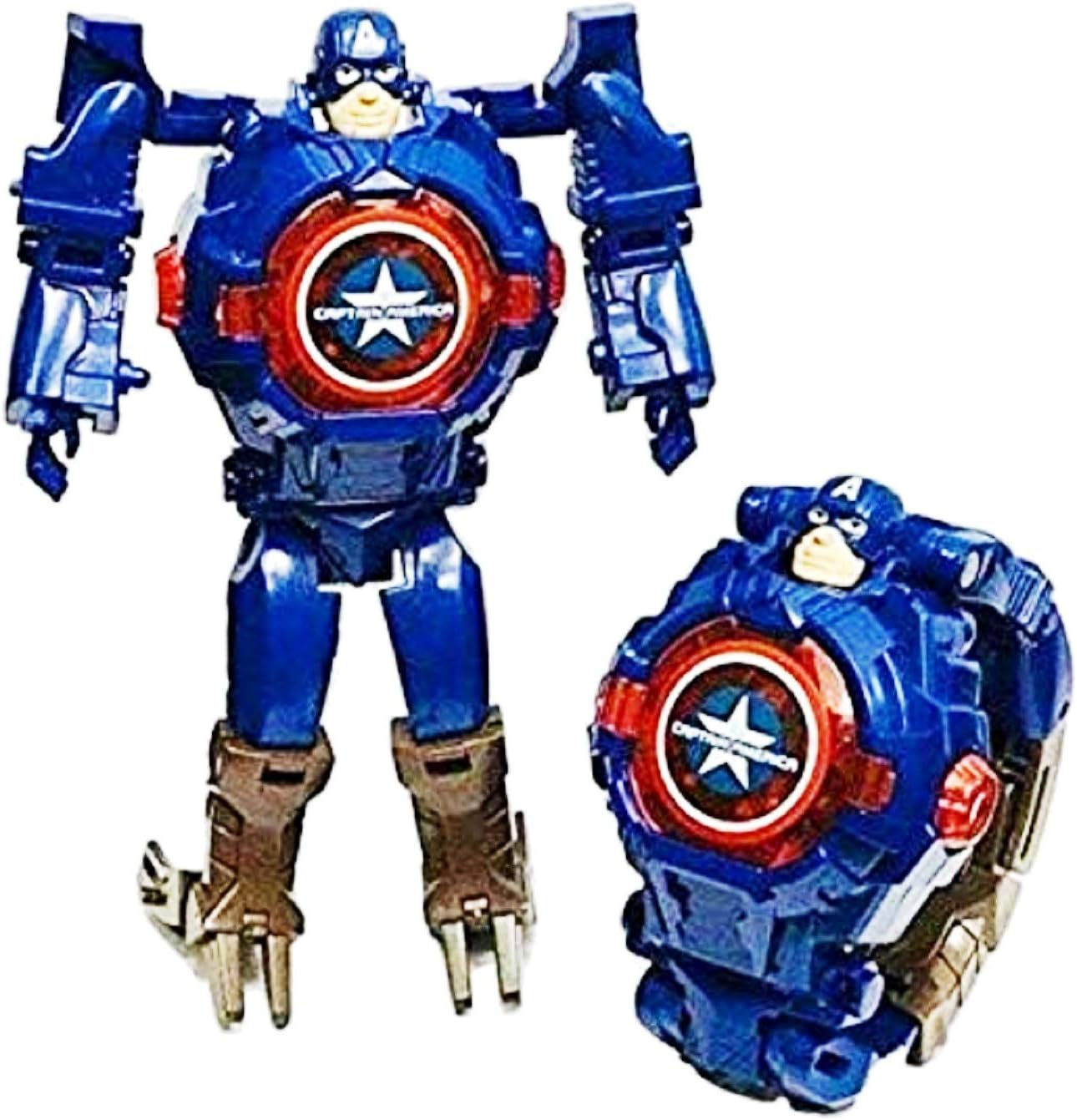 Wallpaper #b0UCqY4B7YBJg1BVrac515 Nexxa Captain America Transformer Robot Toy Convert to Digital Wrist