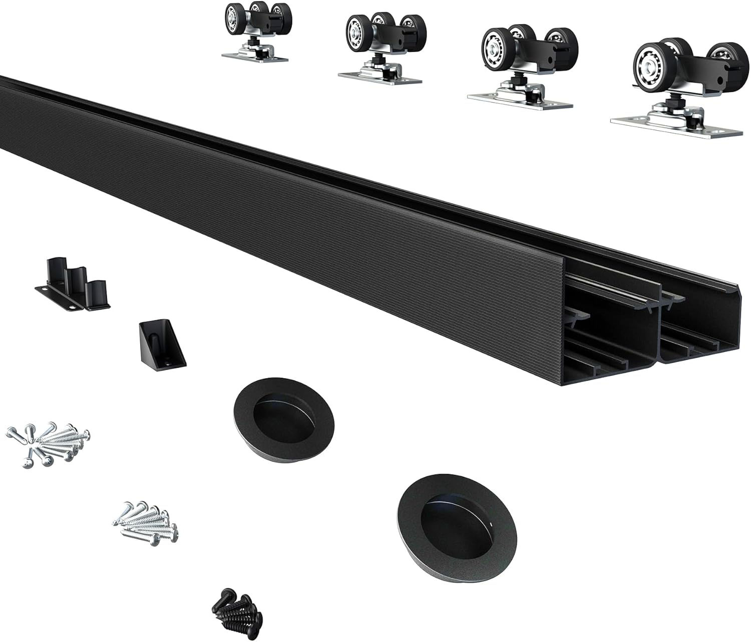 Wallpaper #FRDVYZMBgfYVyjoK4Rw3338 Amazoncom Jubest 5ft Heavy Duty Bypass Door Hardware Kit with Finger