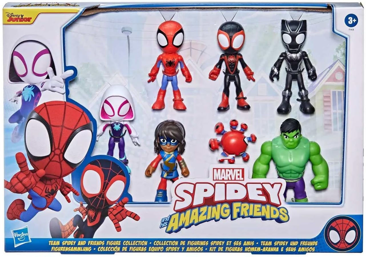 Wallpaper #Ix3SLZMBlOZrFDOkl9Jx198 Marvel Spidey and His Amazing Friends Team Spidey and Friends Figure