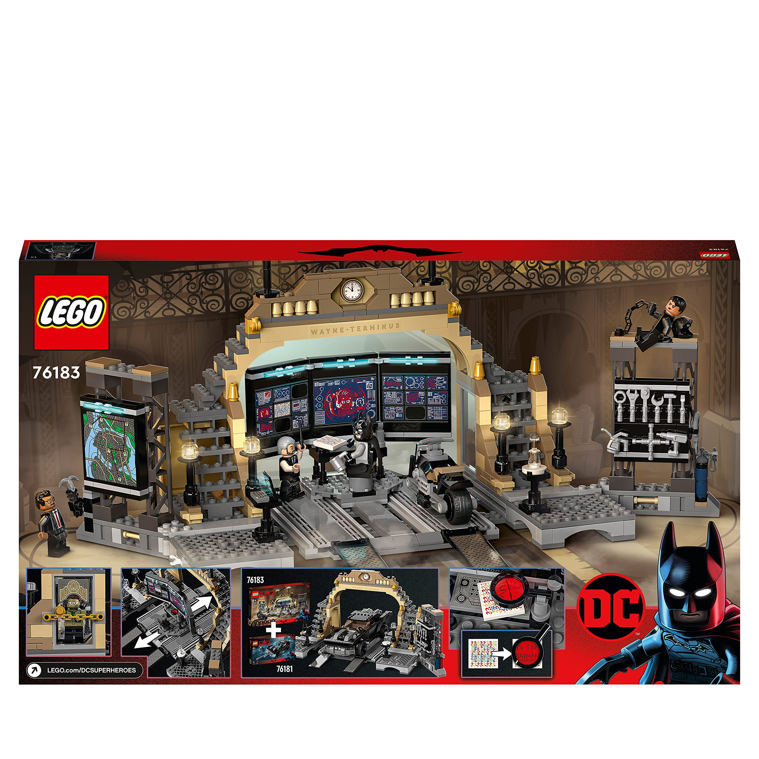 Wallpaper #YqUsMpMB0vj5YdARKdM-53 Lego 76183 DC Batman Batcave the Riddler Face Off Set with Toy