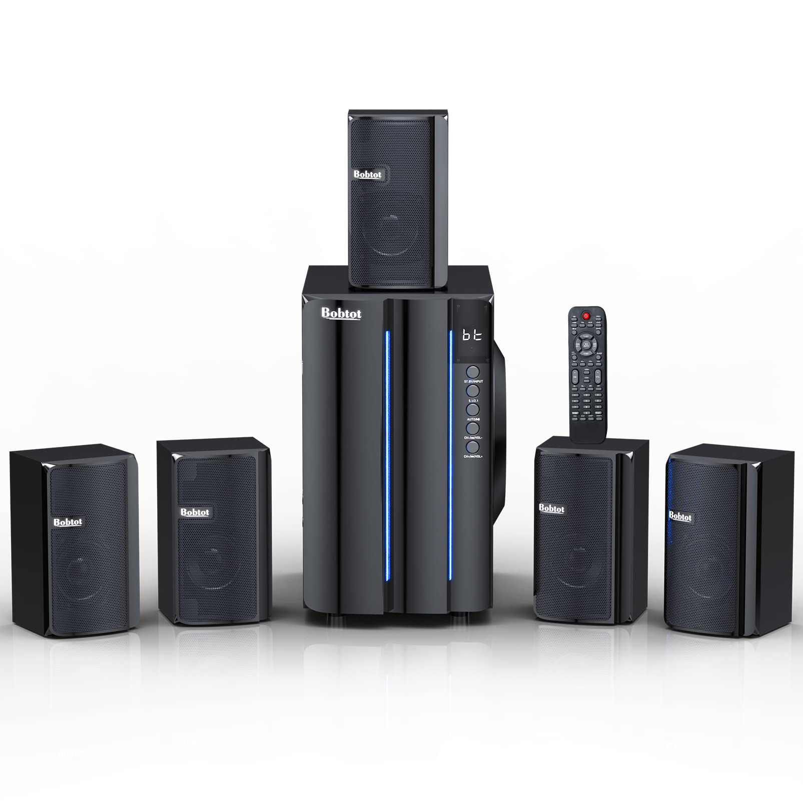 Wallpaper #aGi2I5MBSpphPi3-bTa7115 Buy Bobtothome Theater Systems Surround Sound Speakers 800 Watts 6