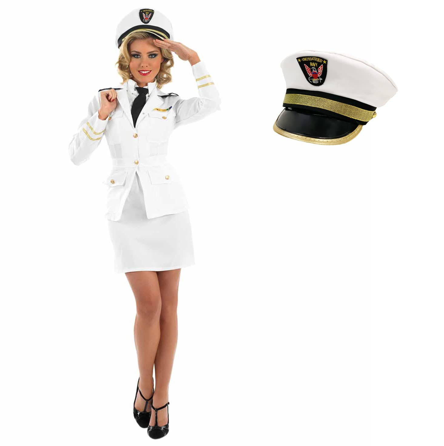 Wallpaper #ozEJNpMB5zzyi_yYYlj2160 Buy Fun Shack Navy Fancy Dress Women Captain Uniform Womens Halloween