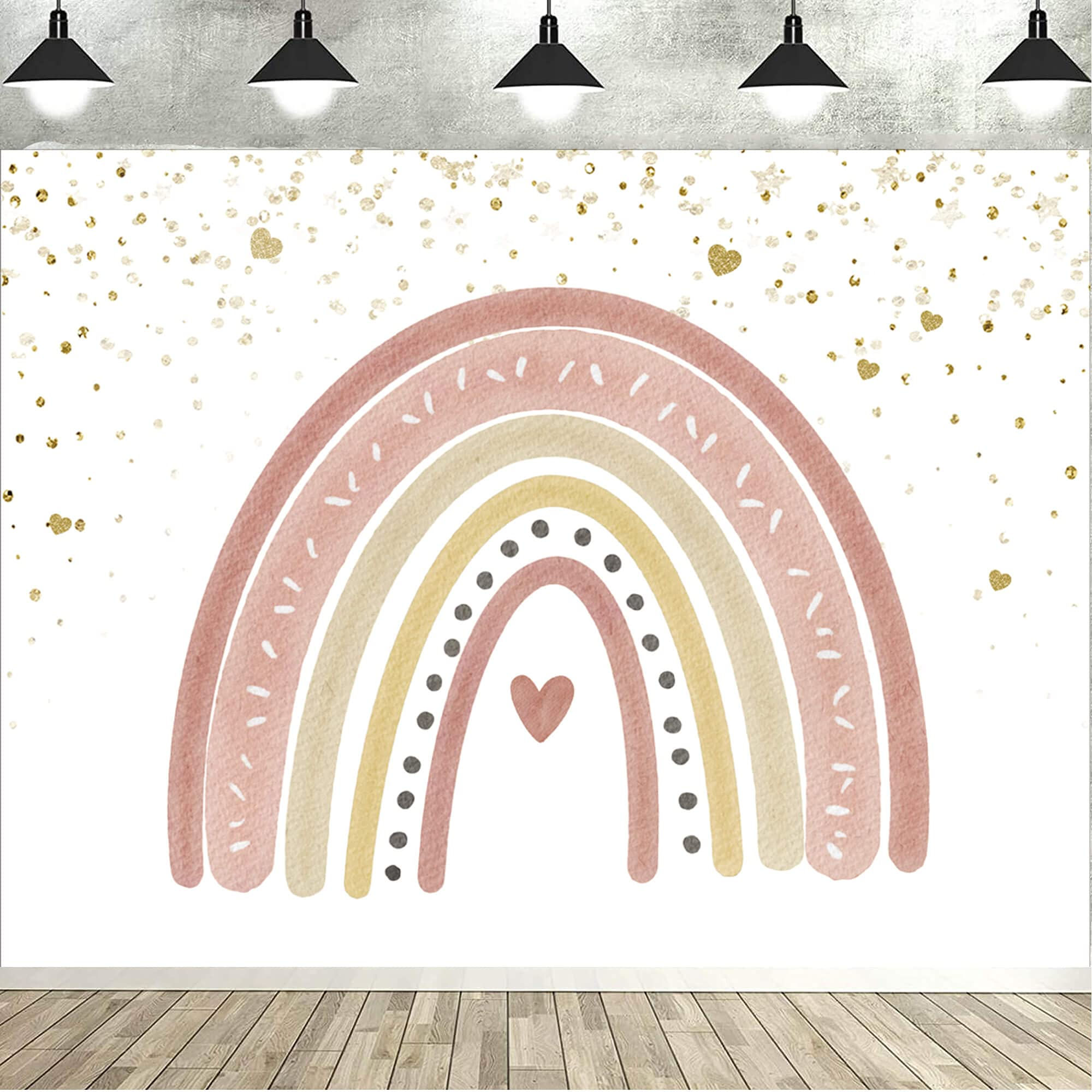 Wallpaper #b3199 Boho Rainbow Birthday Party Happy Birthday Rainbow Party Decorations