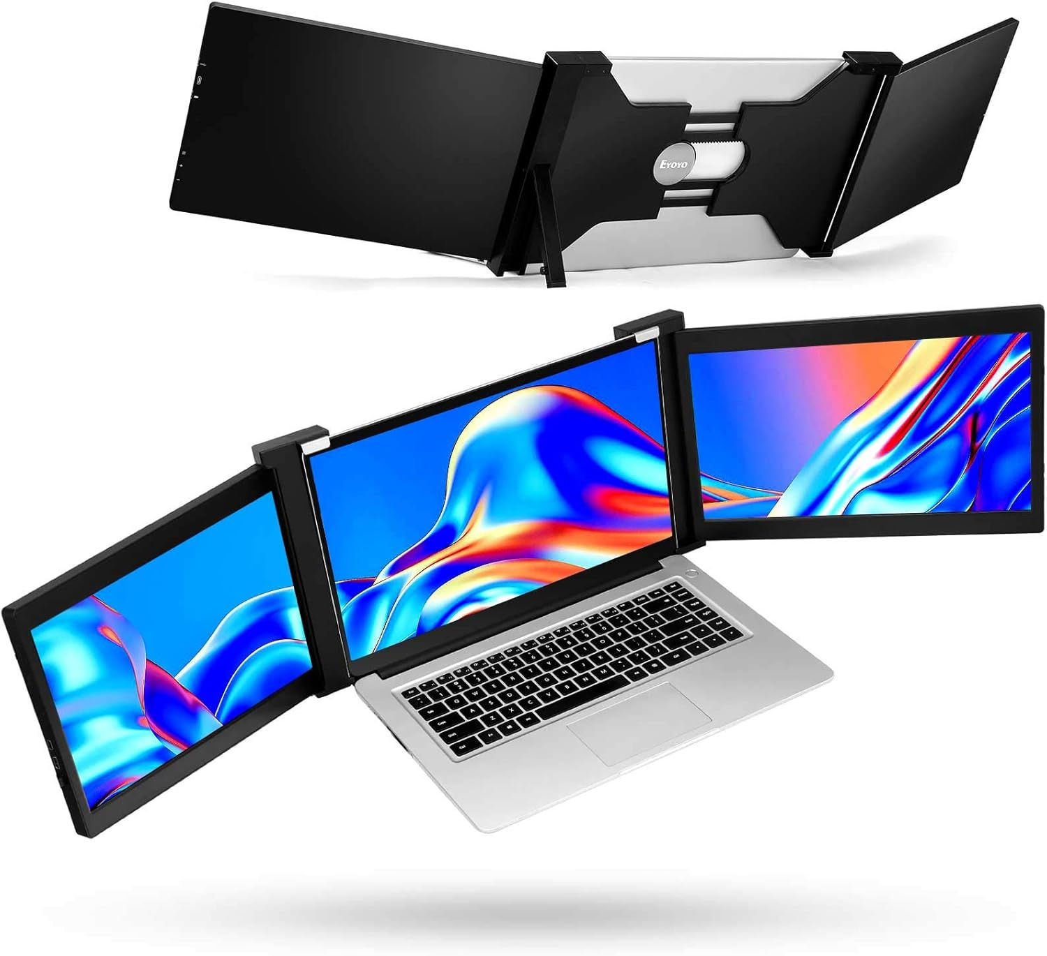 Wallpaper #lkItPZMBOBpx0Nhms8O1178 Amazoncom Eyoyo Portable Triple Screen Laptop Workstation External