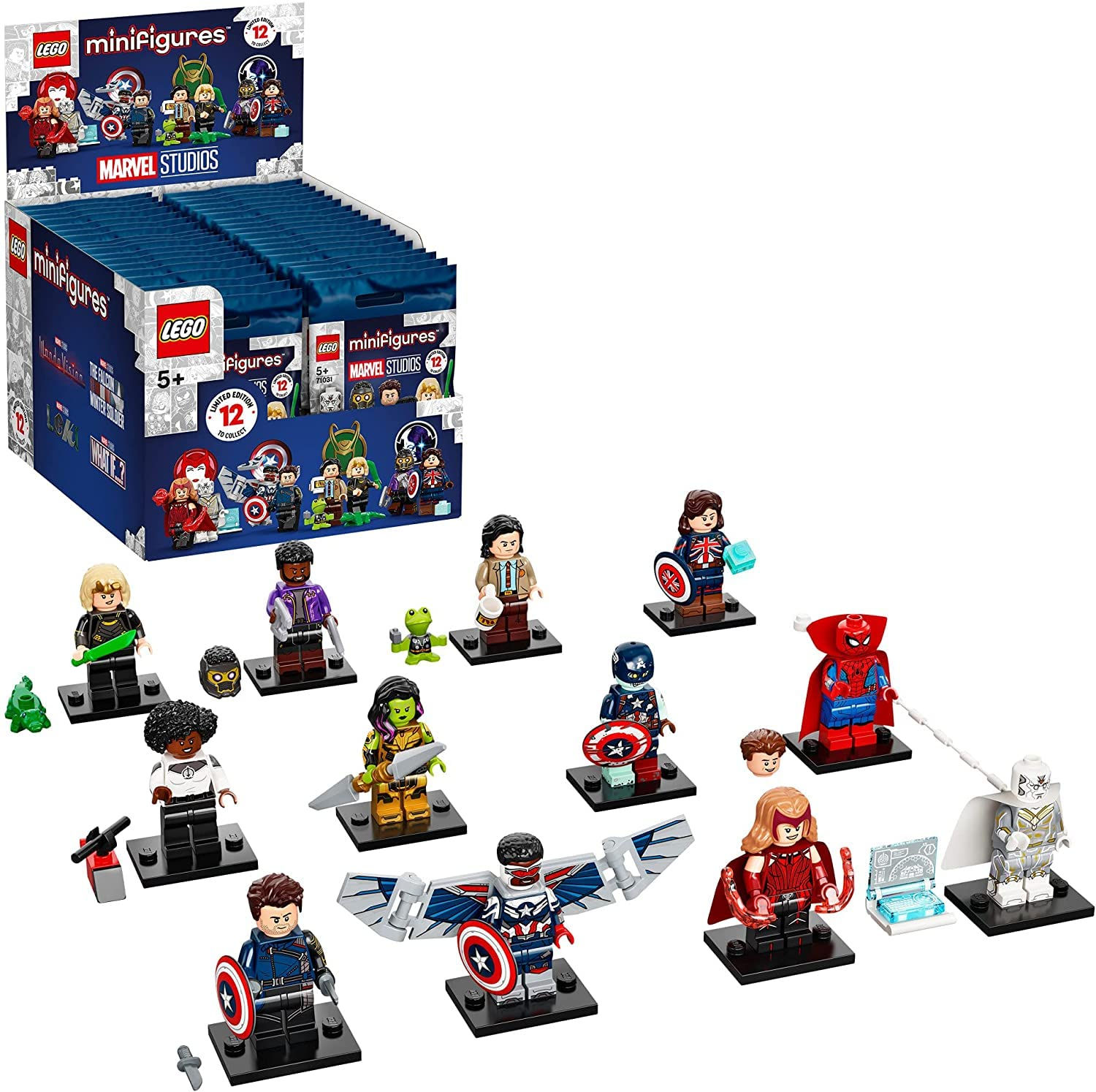 Wallpaper #T2hPG5MBSpphPi3-cx8a100 Lego Marvel Studios Series Complete Set of 12 Collectible Minifigures