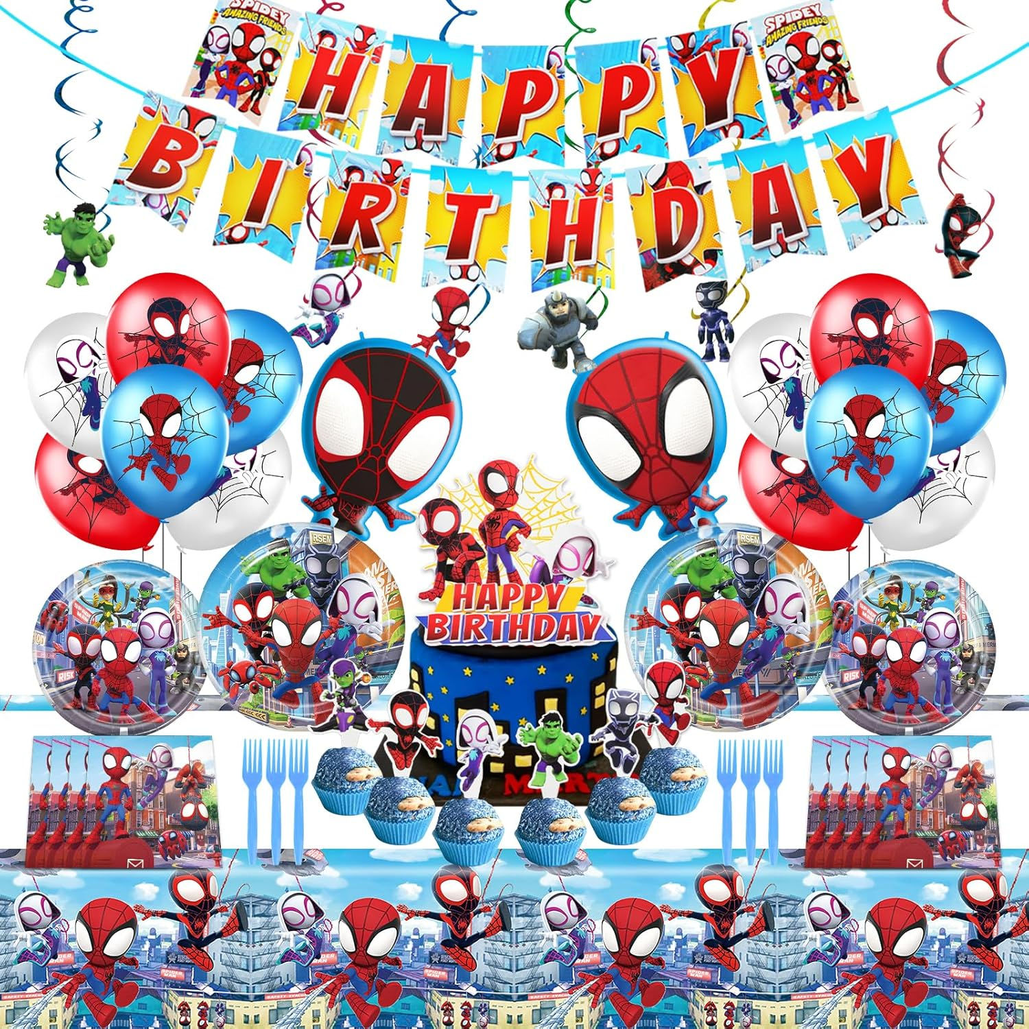 Wallpaper #XPTBOZMBKFX8bn3rFHcU164 Amazoncom Spidey and His Amazing Friends Birthday Party Supplies128