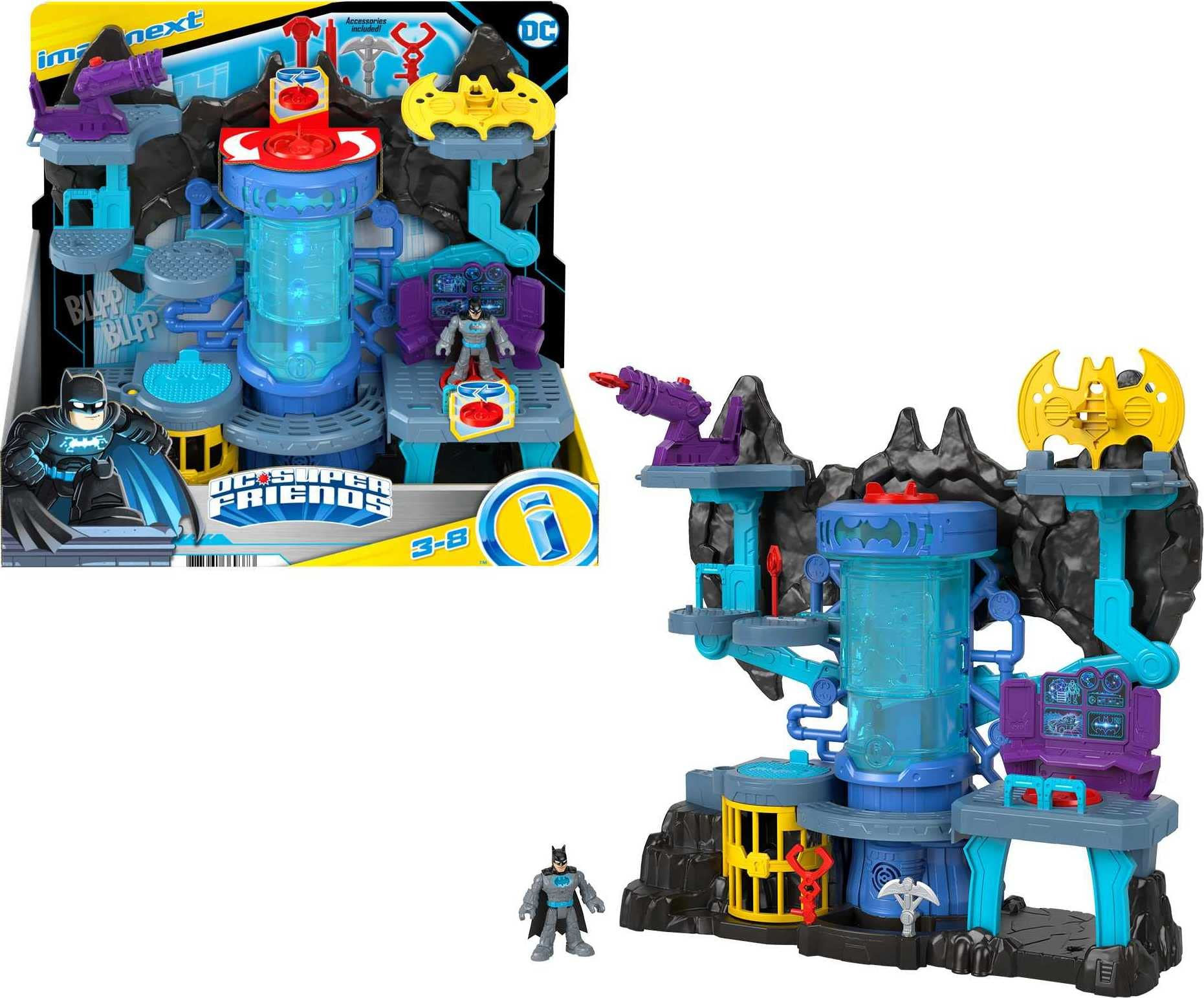Wallpaper #YBkxO48BtGB6xQ78_K8E28 Buy Imaginext DC Super Friends Batman Figure and Bat Tech Batcave