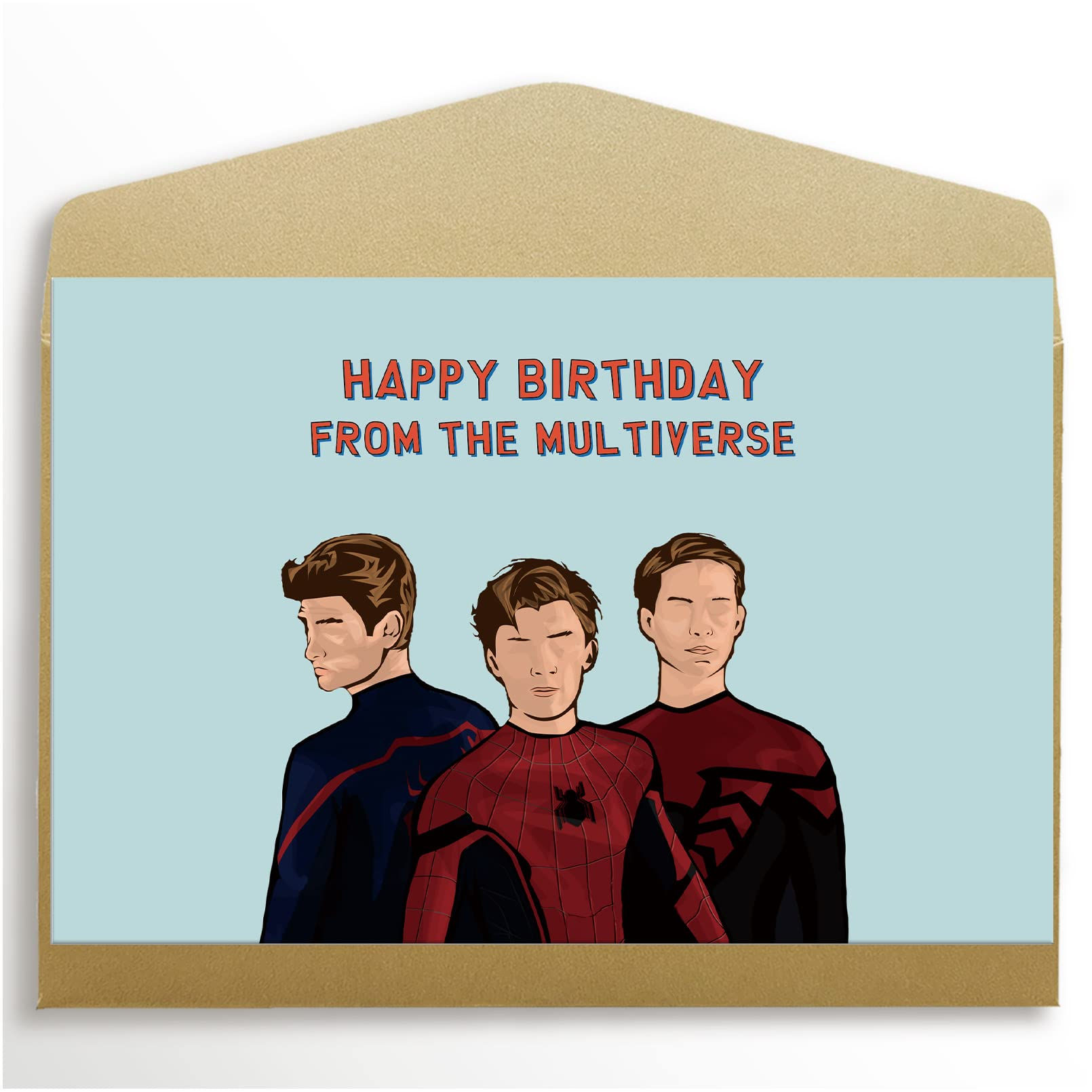 Wallpaper #42gqGJMBSpphPi3-rBHu195 Buy Spider Multiverse Birthday Card Happy Birthday Card from Three