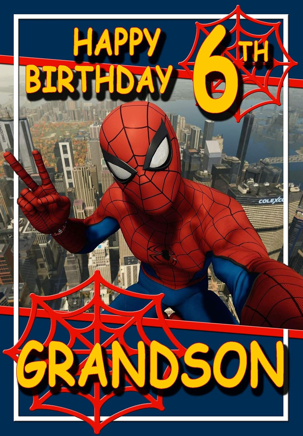 Wallpaper #42gqGJMBSpphPi3-rBHu171 Introducir 111 Imagen Spiderman Happy Birthday Card Abzlocalmx