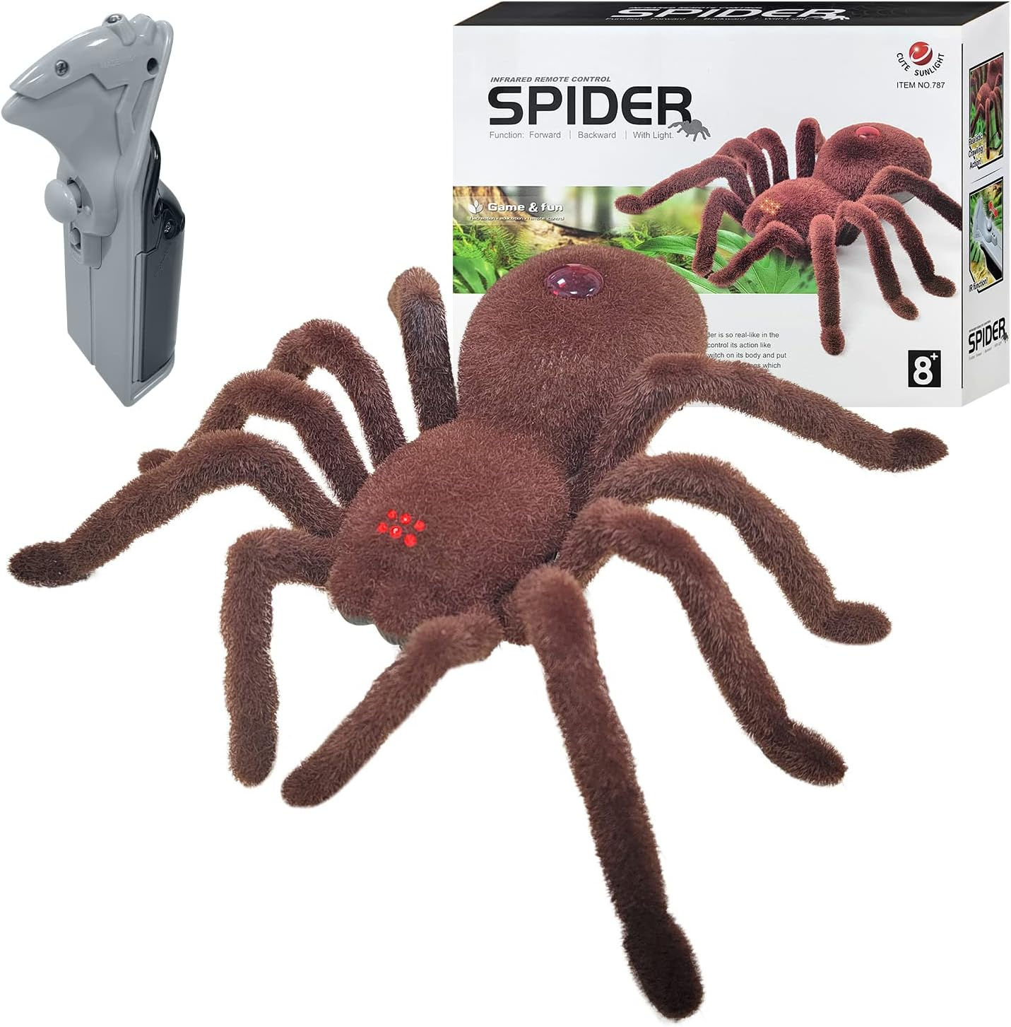 Wallpaper #1fQOOpMBKFX8bn3r-3cr181 Yatoseen Remote Control Spider Toy Toy That Teases Cats Dogs