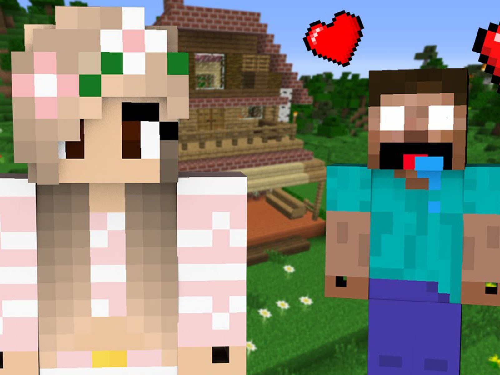 Wallpaper #a2coCpMBSpphPi3-tNPo137 Minecraft Herobrines Girlfriend