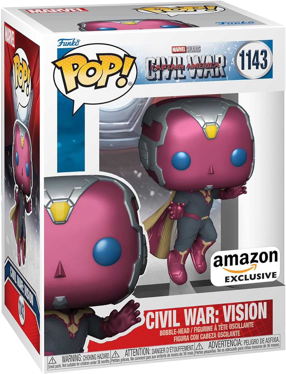 Wallpaper #_aV-OJMBVBiSkHCa5Y3h29 Funko Pop Marvel Civil War Construye Una Escena Vision 1st