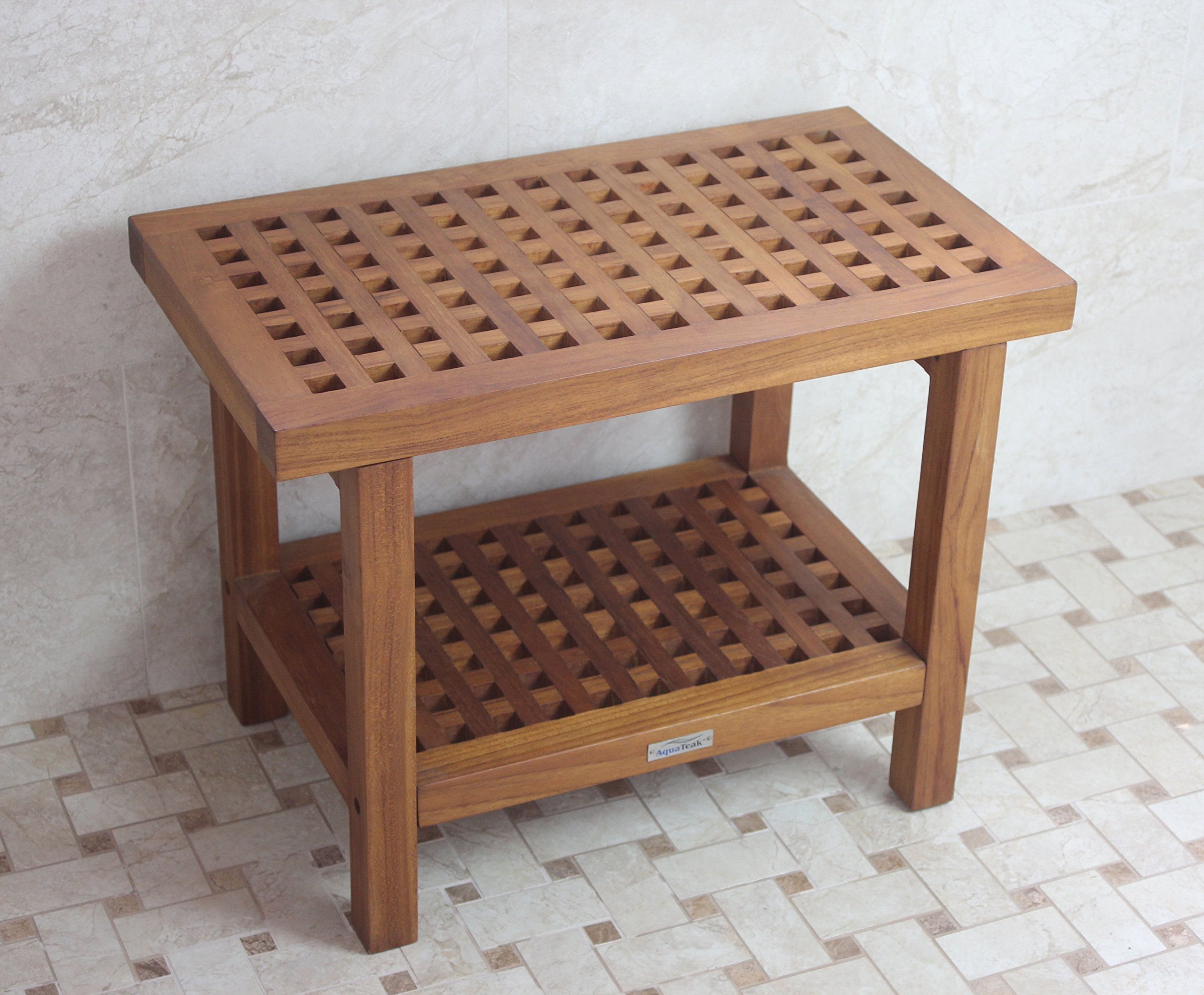 Wallpaper #B52EA Shower Chairs the Original Kai 155 Corner Teak Shower Bench with