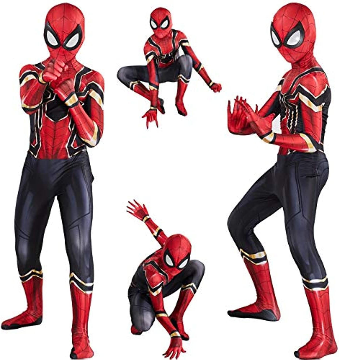 Wallpaper #Zn1G8o4Bnwiau_P6_Qsl33 Iron Spiderman Costume Cosplay Kids Avenger Superhero Costume Boys Kids