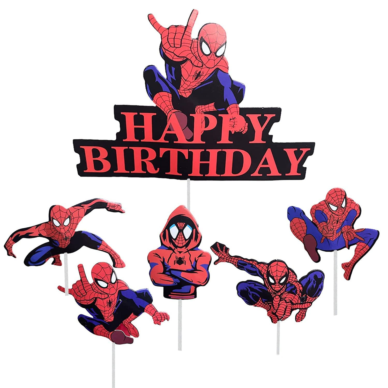 Wallpaper #12i5IpMBSpphPi3-TzO6372 Buy Highland 6 PC Spiderman Cake Toppers for Spiderman Birthday