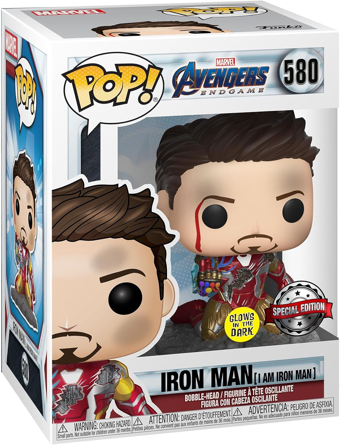 Wallpaper #PGe08JIBSpphPi3-pWiQ424 Funko Pop Avengers Son Oyun Ben Am Iron Man Glow in the Koyu Deluxe