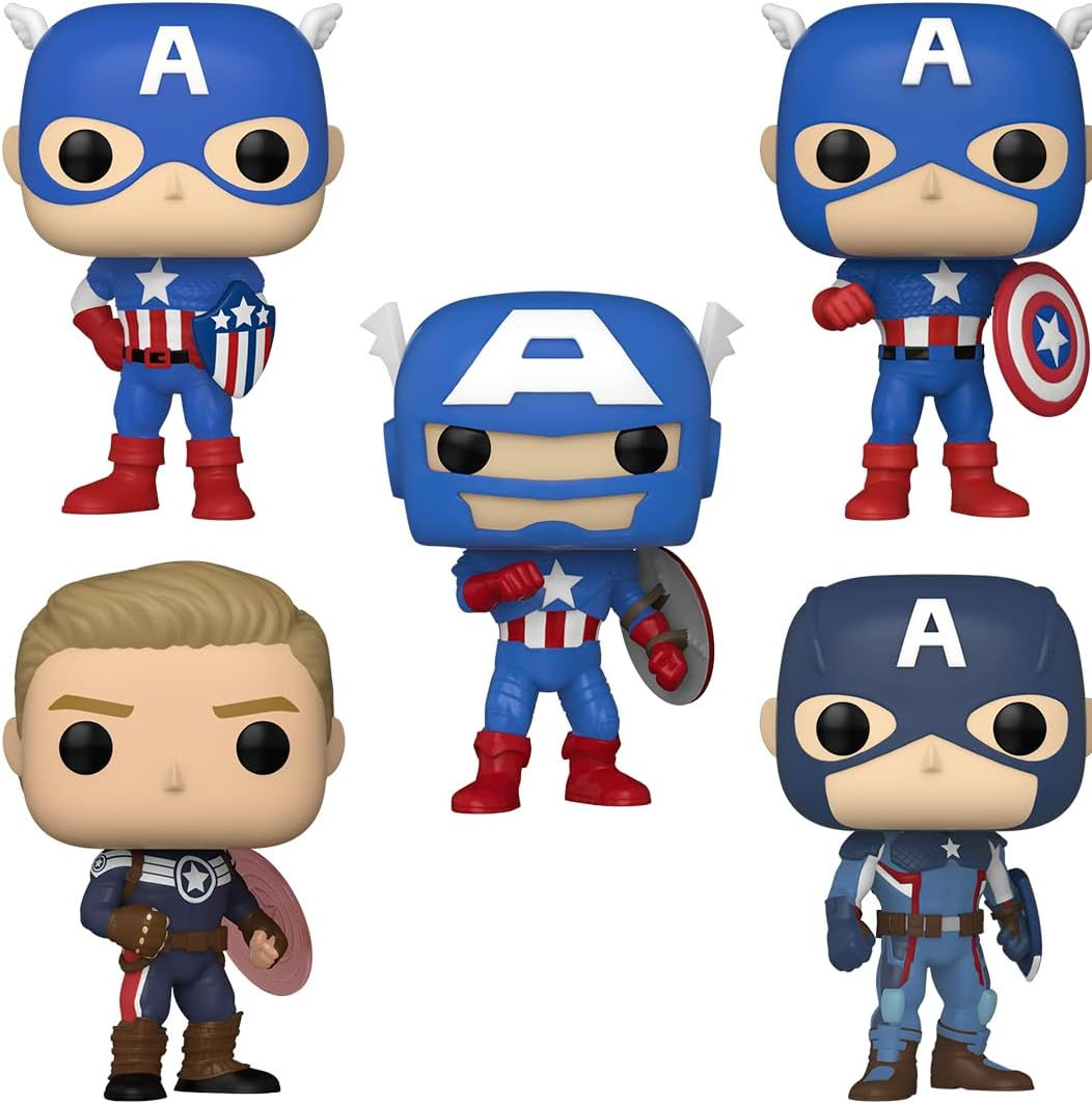 Wallpaper #vWfWEJMBSpphPi3-LPSt305 Buy Pop Funko Marvel Year of the Shield Captain America Through the