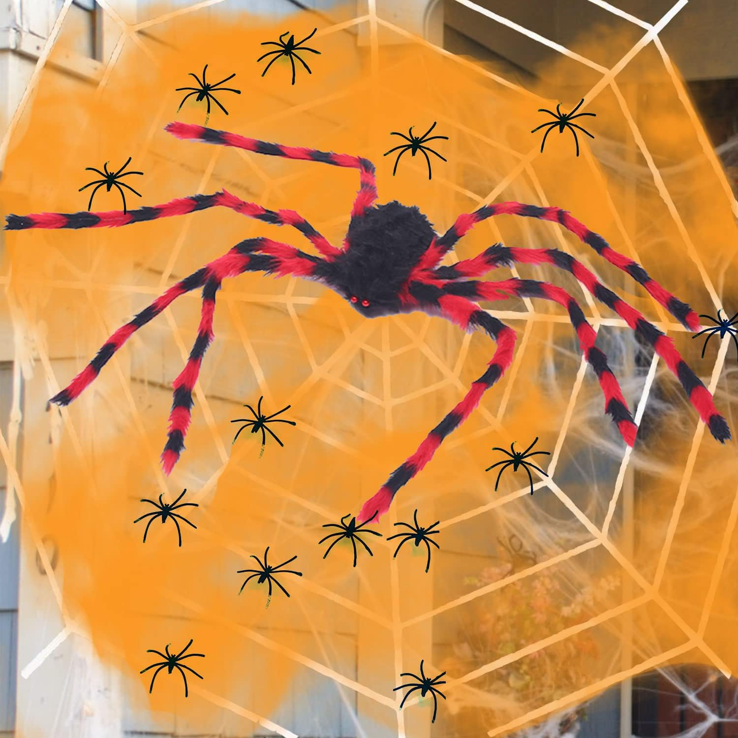 Wallpaper #sQMhZJMBpyOg8YnEWNZf248 Amazoncom Spider Web Halloween Decoration 130 White Spider Circle