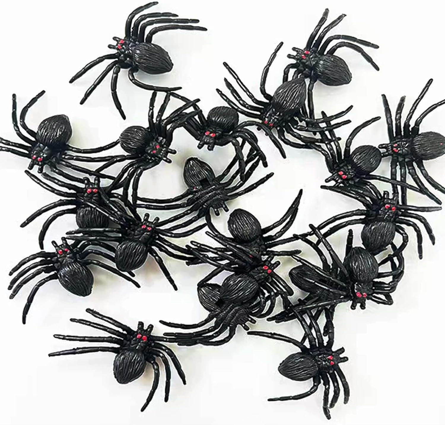 Wallpaper #CfQhOpMBKFX8bn3r83gp332 Winwild 20 Pcs Black Plastic Spiders with Red Eyes3 X 26 Plastic