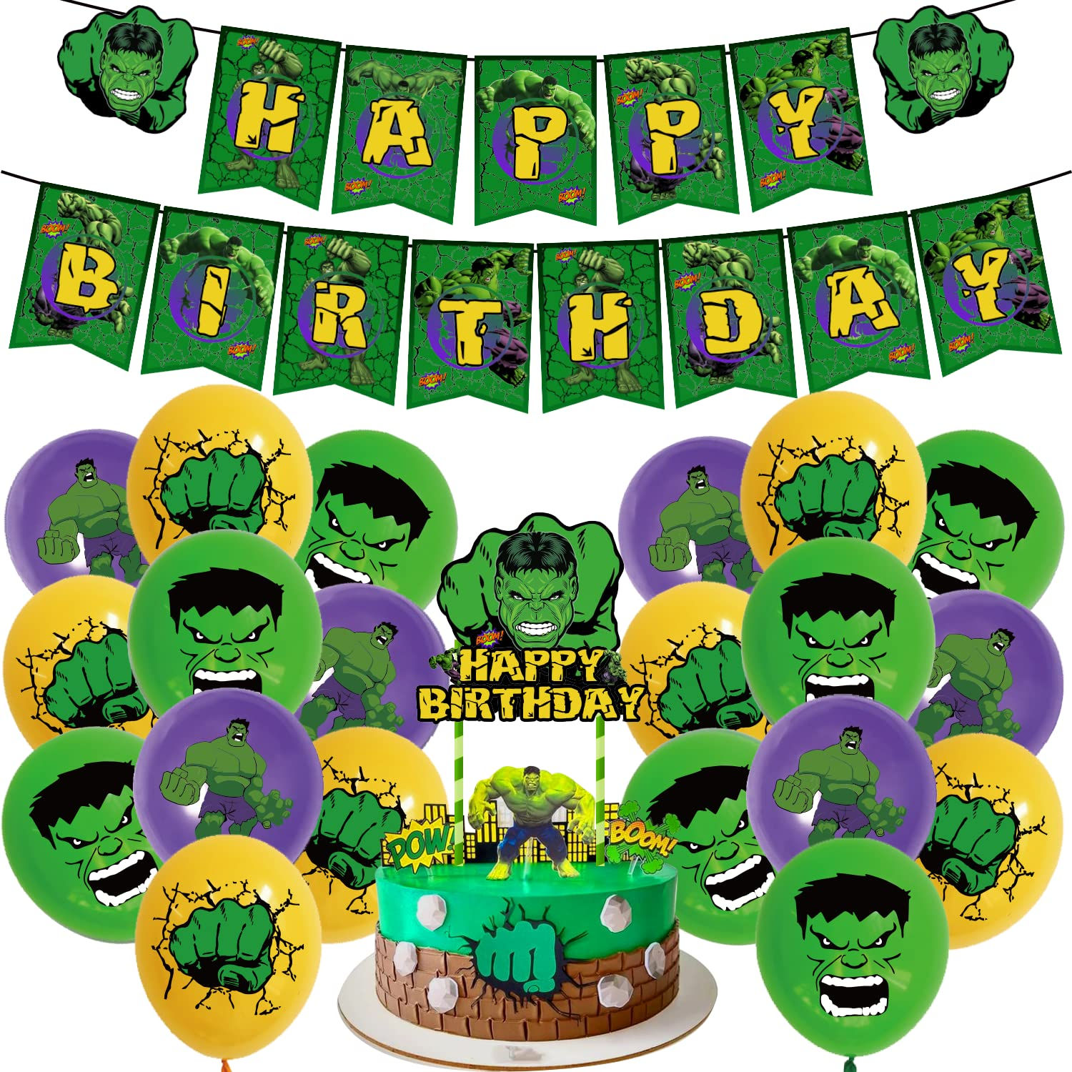 Wallpaper #JjHXNZMB5zzyi_yYqFgw396 Buy Hulk Birthday Decorations Hulk Party Supplies with a Happy