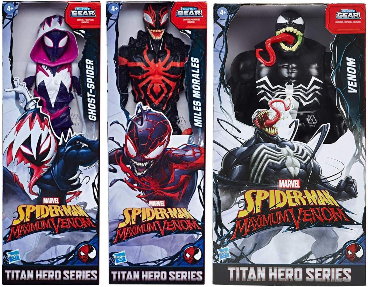 Wallpaper #JPSqOZMBKFX8bn3r5ncf162 Spider Man Marvel Bundle Di 3 Titan Hero Series Maximum Venom 12