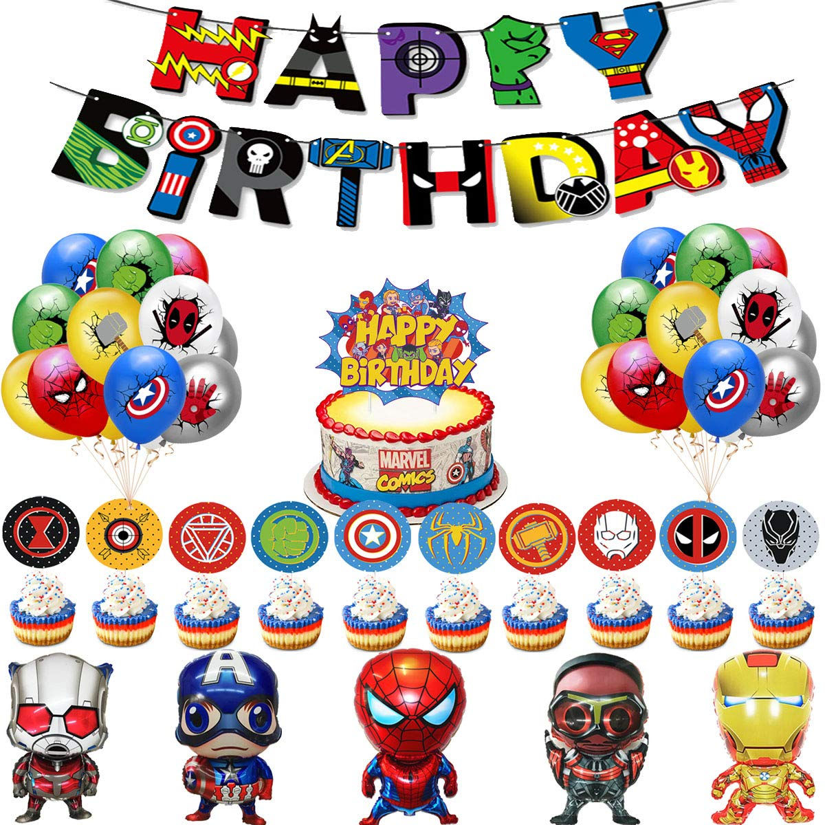 Wallpaper #0DG3NZMB5zzyi_yY0lfv265 Buy Superhero Avengers Party Decorations Superhero Birthday Party