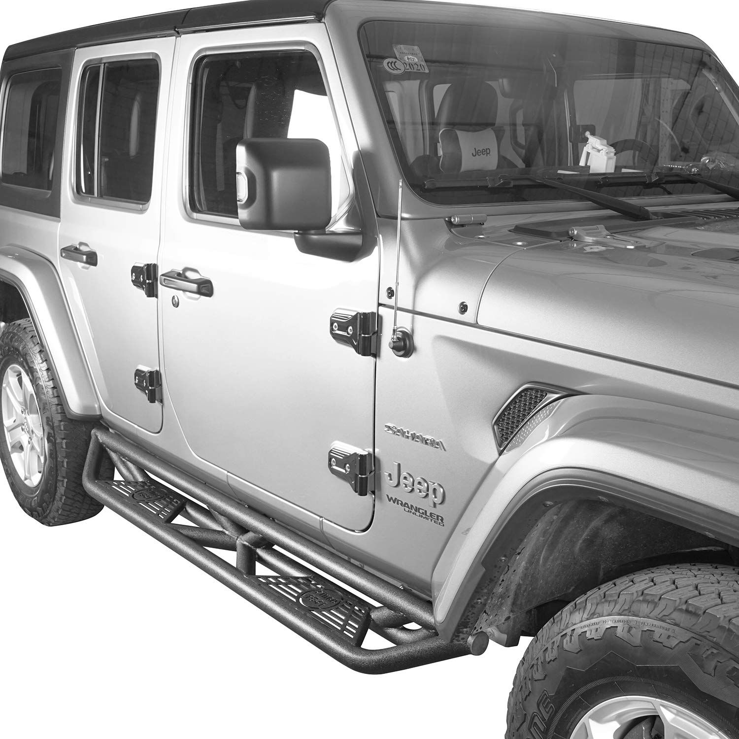 Wallpaper #4664c Mopar Factory Sahara Side Steps for 18 Up Jeep Wrangler Jl Unlimited