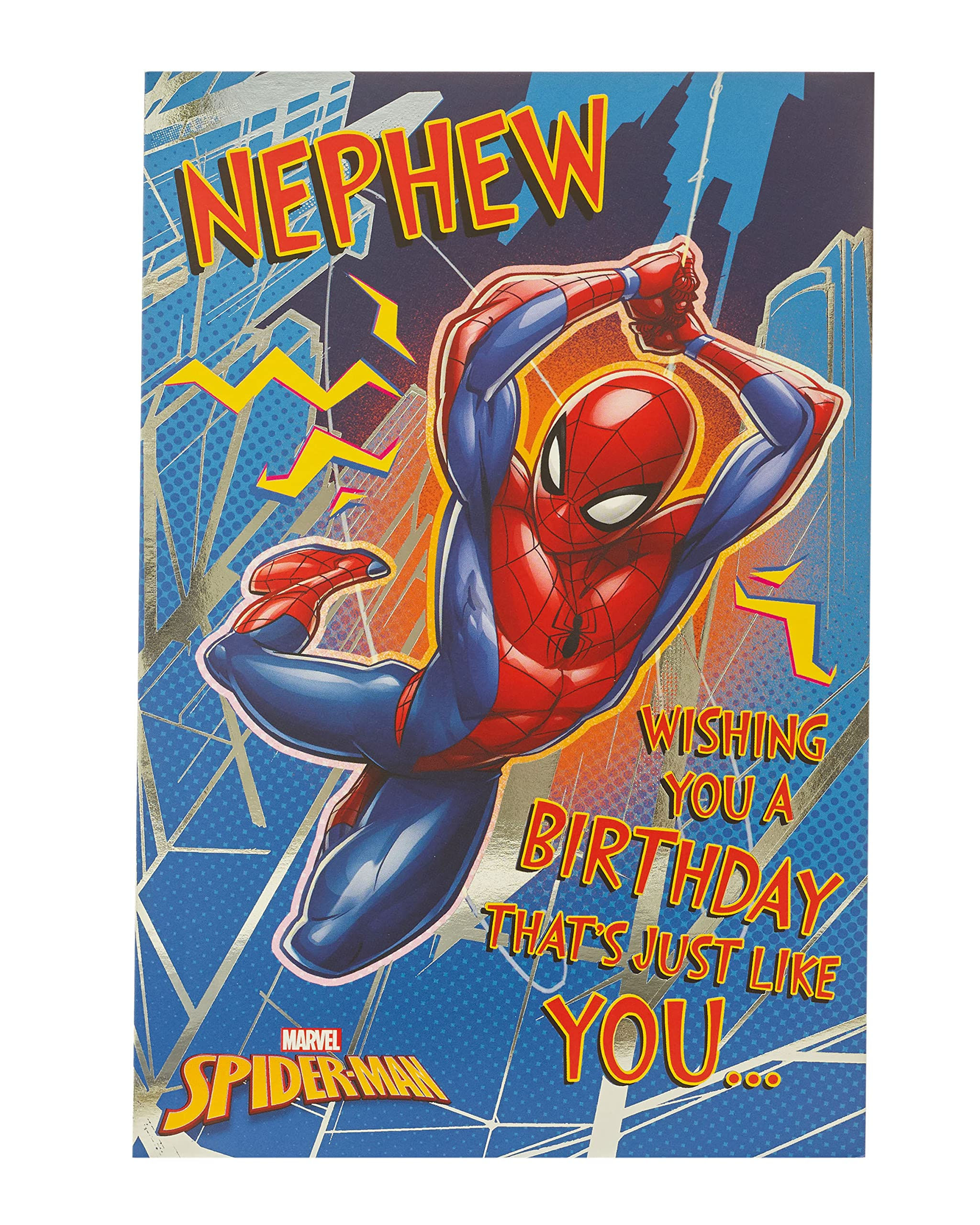 Wallpaper #42gqGJMBSpphPi3-rBHu161 Buy Spider Man Nephew Birthday Card Marvel Birthday Card for Nephew