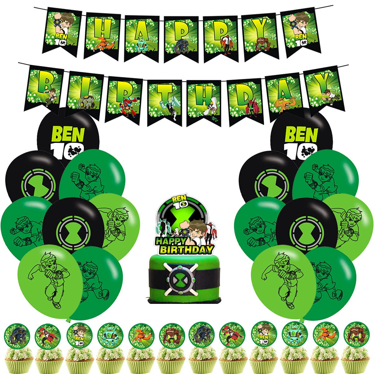 Wallpaper #mTEHNpMB5zzyi_yYhFhv334 Buy Birthday Party Supplies Ben10 Birthday Party Decoration Includes