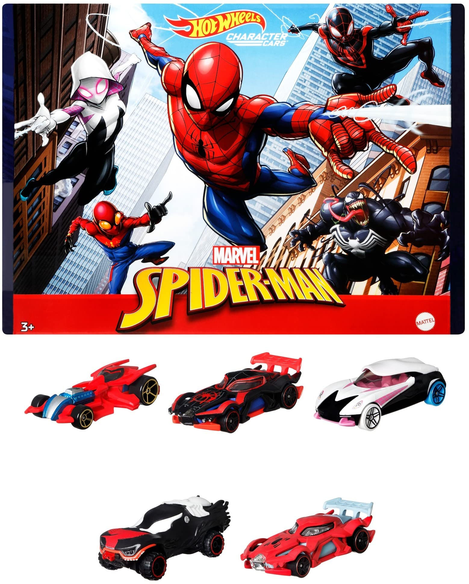 Wallpaper #2hnJJY8BtGB6xQ78VYak56 Buy Hot Wheels Marvel Spider Man 5 Pack 164 Scale Toy Cars Spider Man