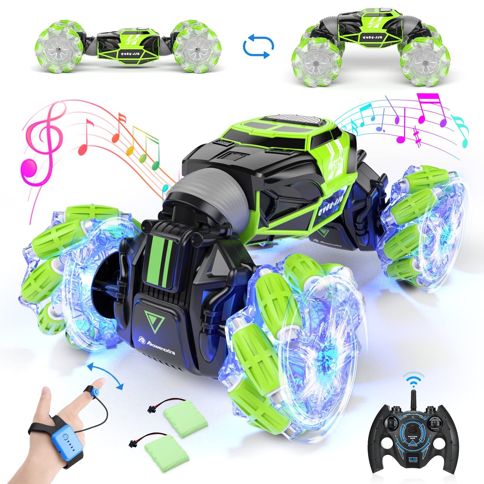 Wallpaper #jmelDJMBSpphPi3-s99F329 Buy Powerextra 116 Rc Stunt Car Gesture Sensing with Light Music