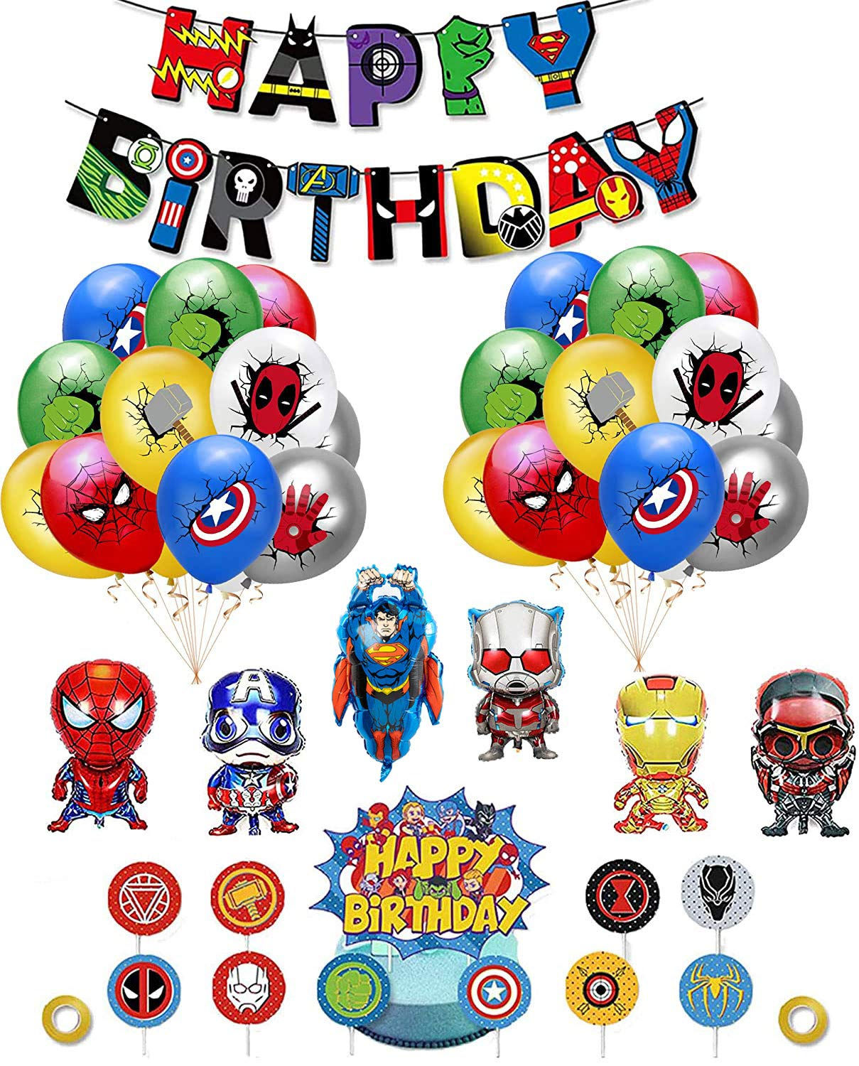 Wallpaper #mTEHNpMB5zzyi_yYhFhv321 Buy Super Hero Birthday Decorationsaven Ger Aluminium Balloon Marvel