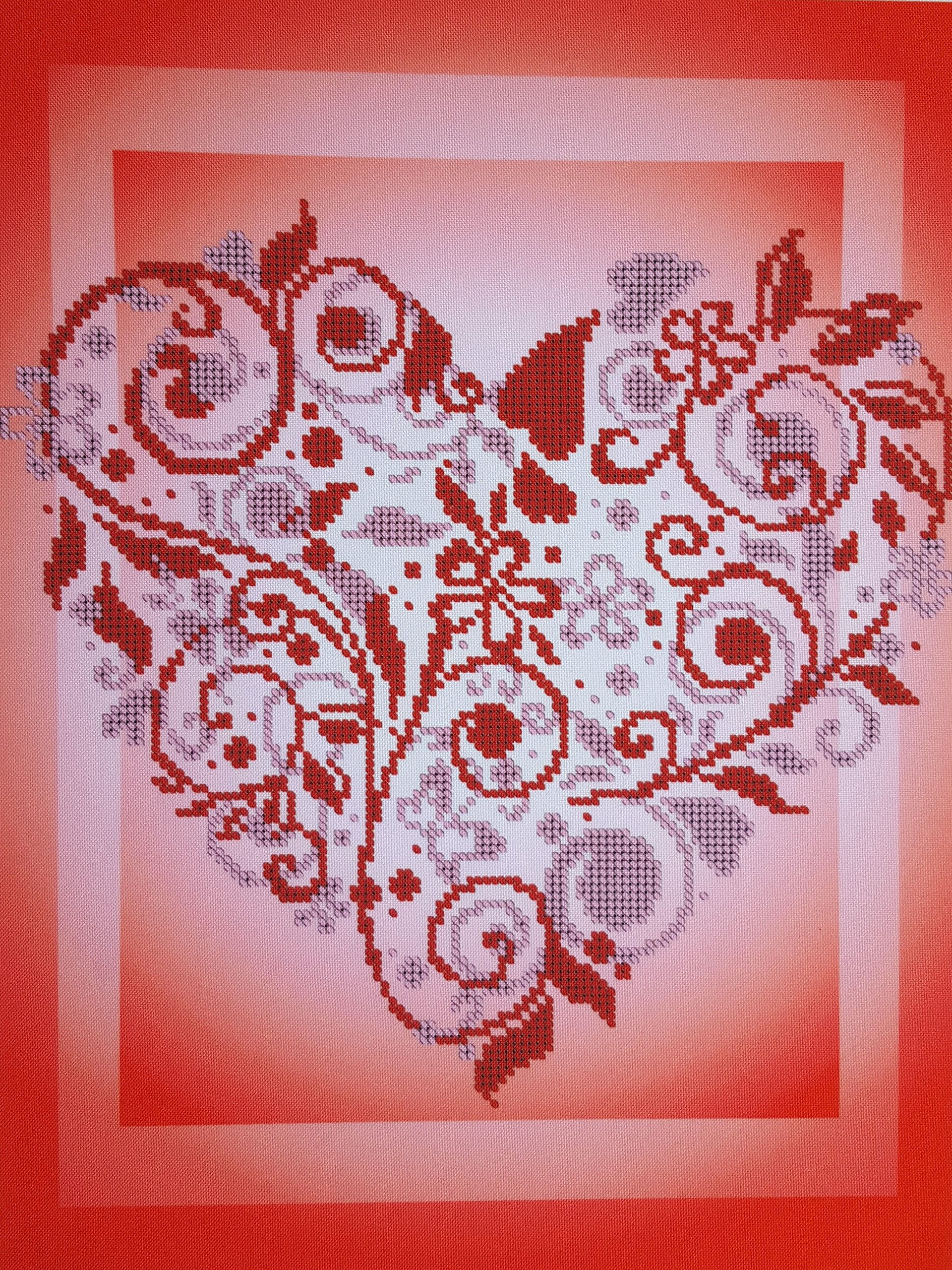 Wallpaper #Tmd395IBSpphPi3-tobx397 Beaded Heart Patterns Free Patterns