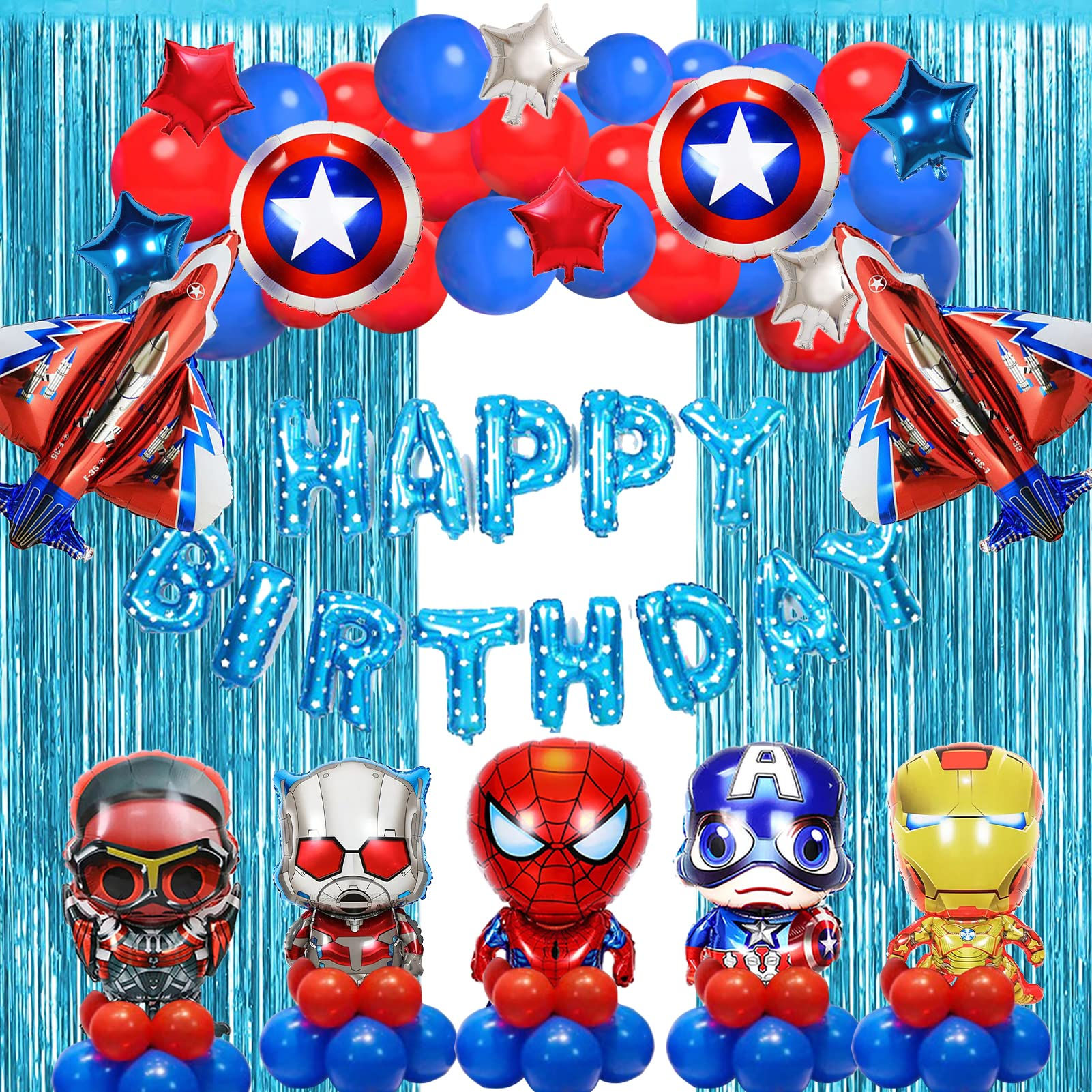 Wallpaper #0DG3NZMB5zzyi_yY0lfv124 Avengers Happy Birthday Banner