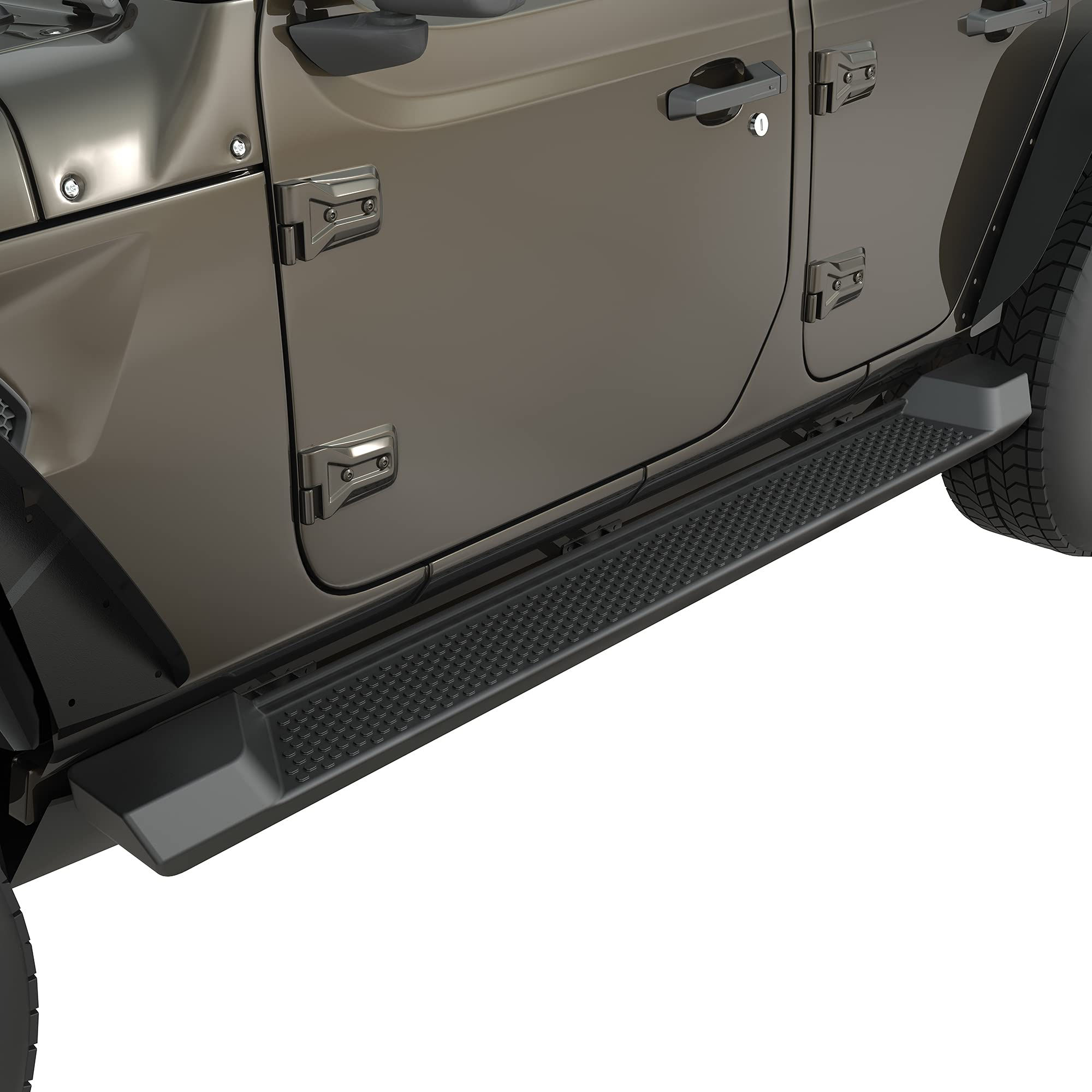 Wallpaper #4664c Mopar Factory Sahara Side Steps for 18 Up Jeep Wrangler Jl Unlimited