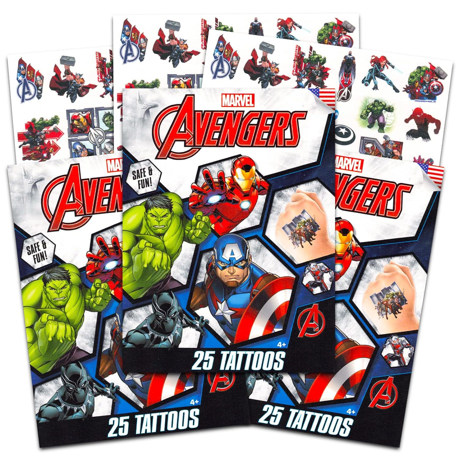 Wallpaper #-zF3NZMB5zzyi_yYnVby189 Amazoncom Marvelcomics Marvel Avengers Tattoos Party Favors Bundle