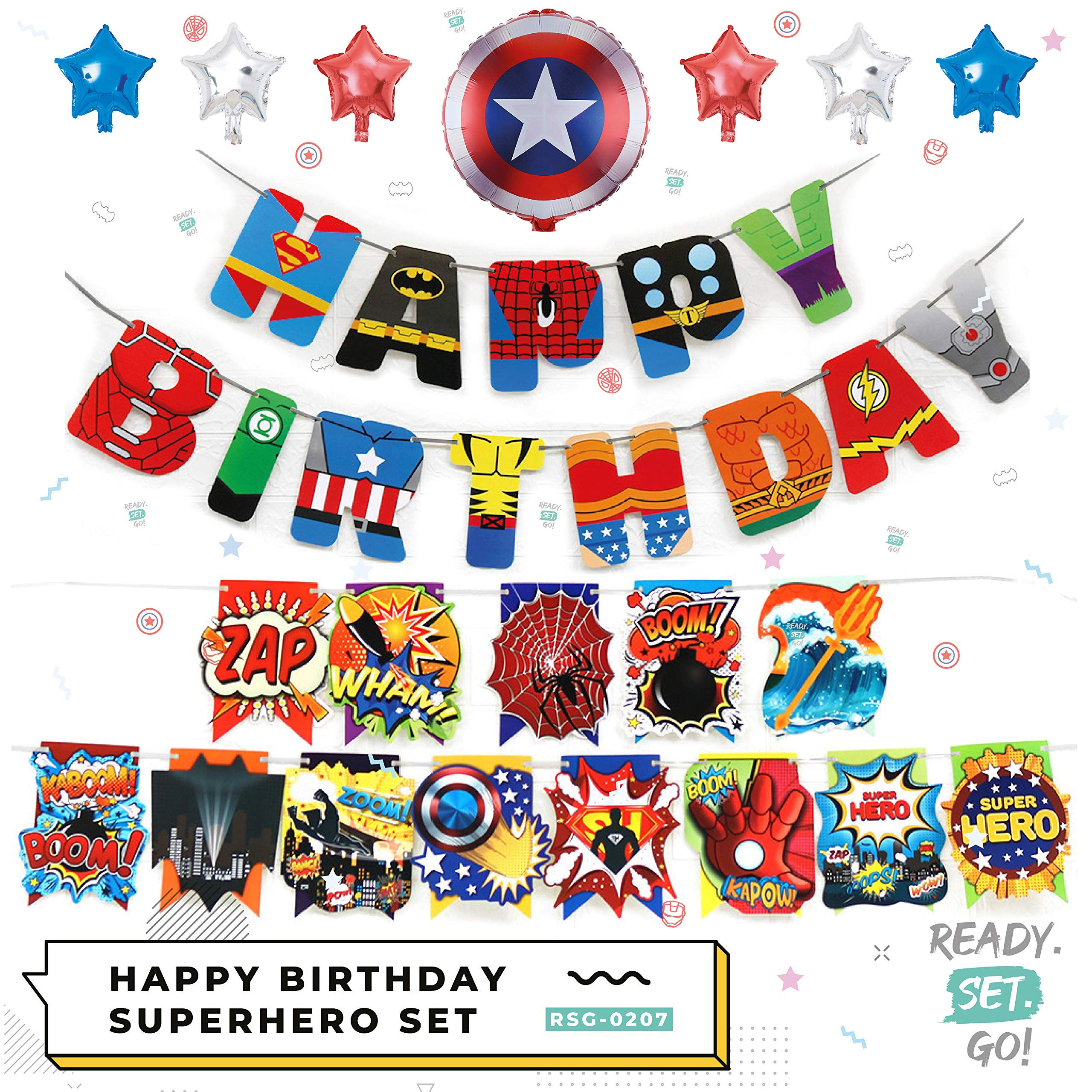 Wallpaper #mTEHNpMB5zzyi_yYhFhv118 Buy Readysetgomarvel Superhero Birthday Party Banner Decorations