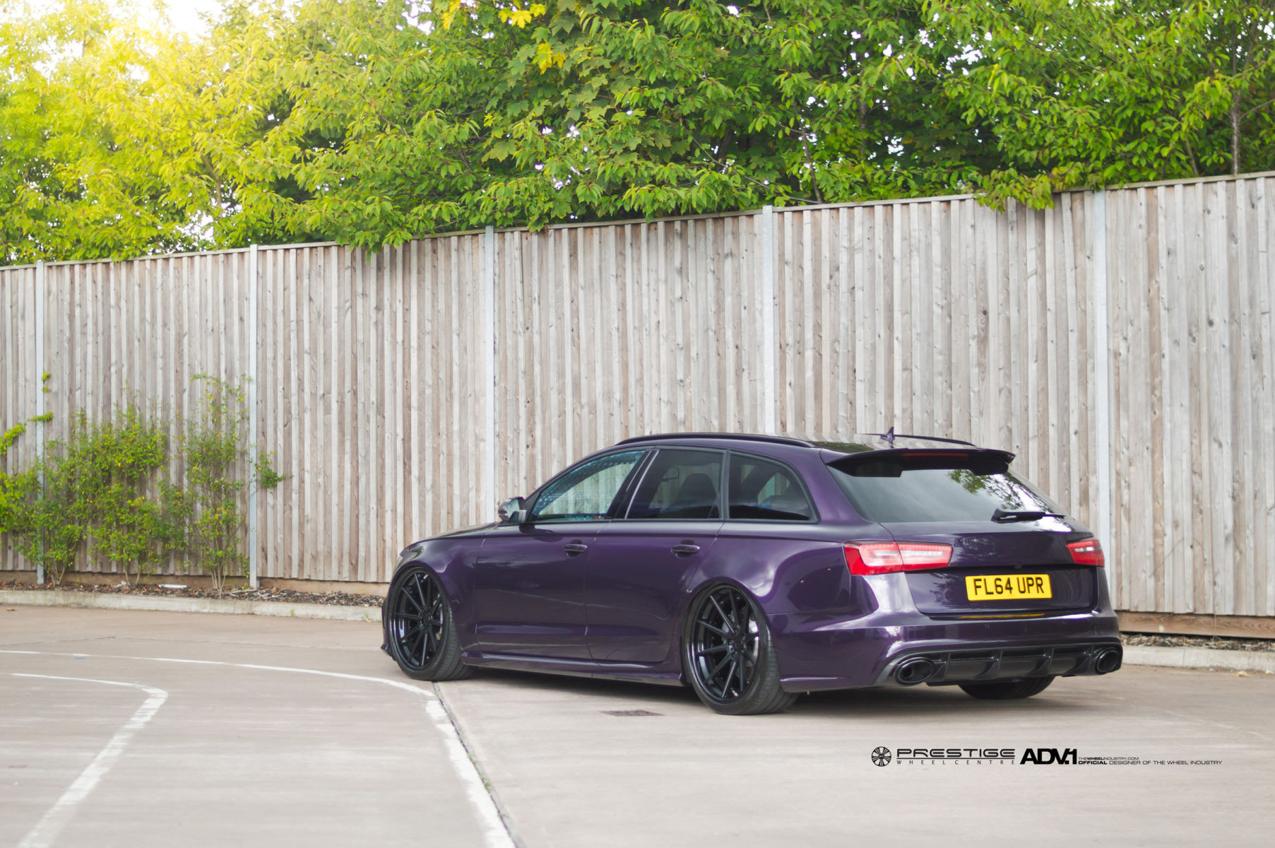 Wallpaper #s-_NTJMBMN-XEVvV_T4S30 Adv1 Wheels Merlin Purple Audi Rs6 Avant Wagon Bagged Stance Hellaflush