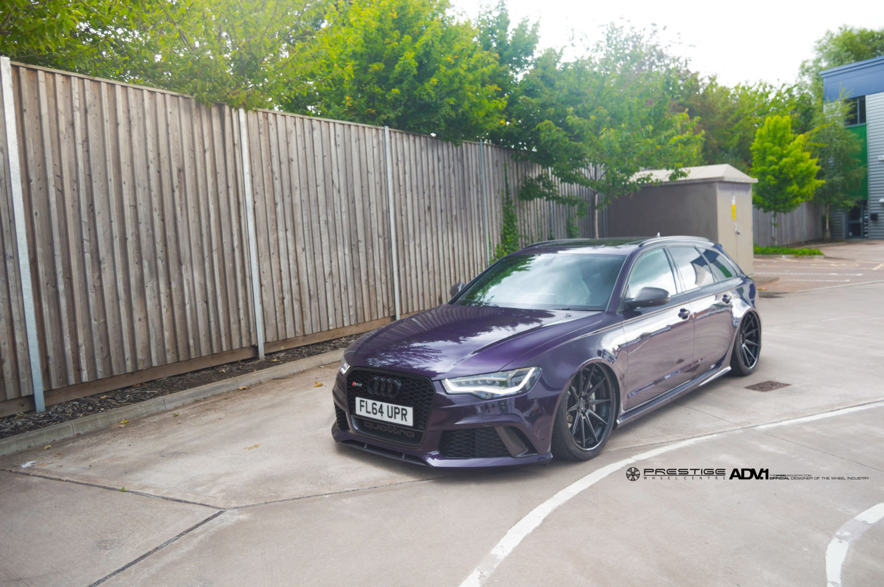 Wallpaper #s-_NTJMBMN-XEVvV_T4S31 Adv1 Wheels Merlin Purple Audi Rs6 Avant Wagon Bagged Stance Hellaflush