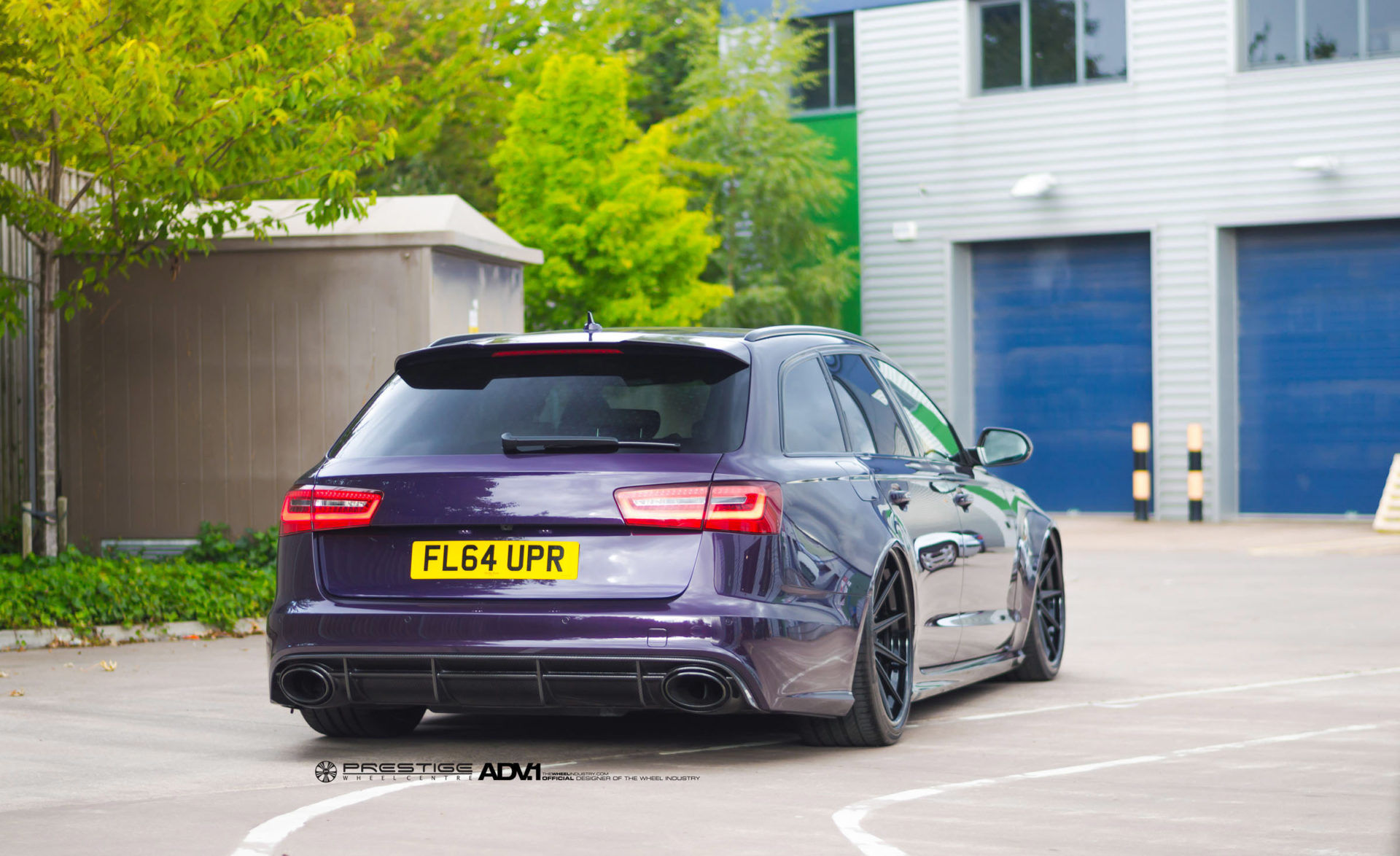 Wallpaper #s-_NTJMBMN-XEVvV_T4S28 Adv1 Wheels Merlin Purple Audi Rs6 Avant Wagon Bagged Stance Hellaflush