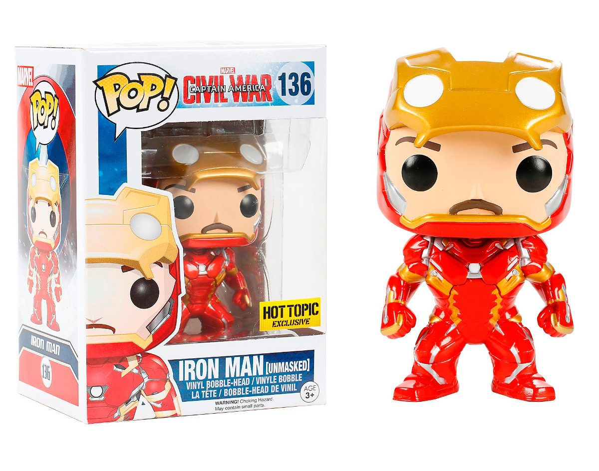 Wallpaper #_aV-OJMBVBiSkHCa5Y3h388 Funko Pop Iron Man Unmasked Exclusivo Civil War Marvel Xcl 139900