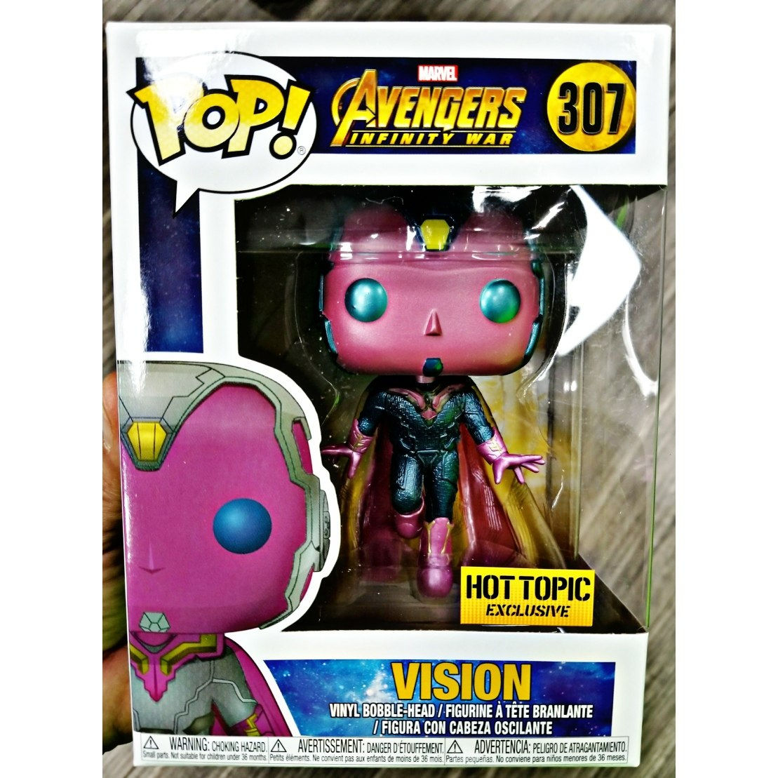 Wallpaper #72fr_JIBSpphPi3-o5lj82 Vision Avengers Infinity War Funko Pop 307 Hot Topic Excl 109900