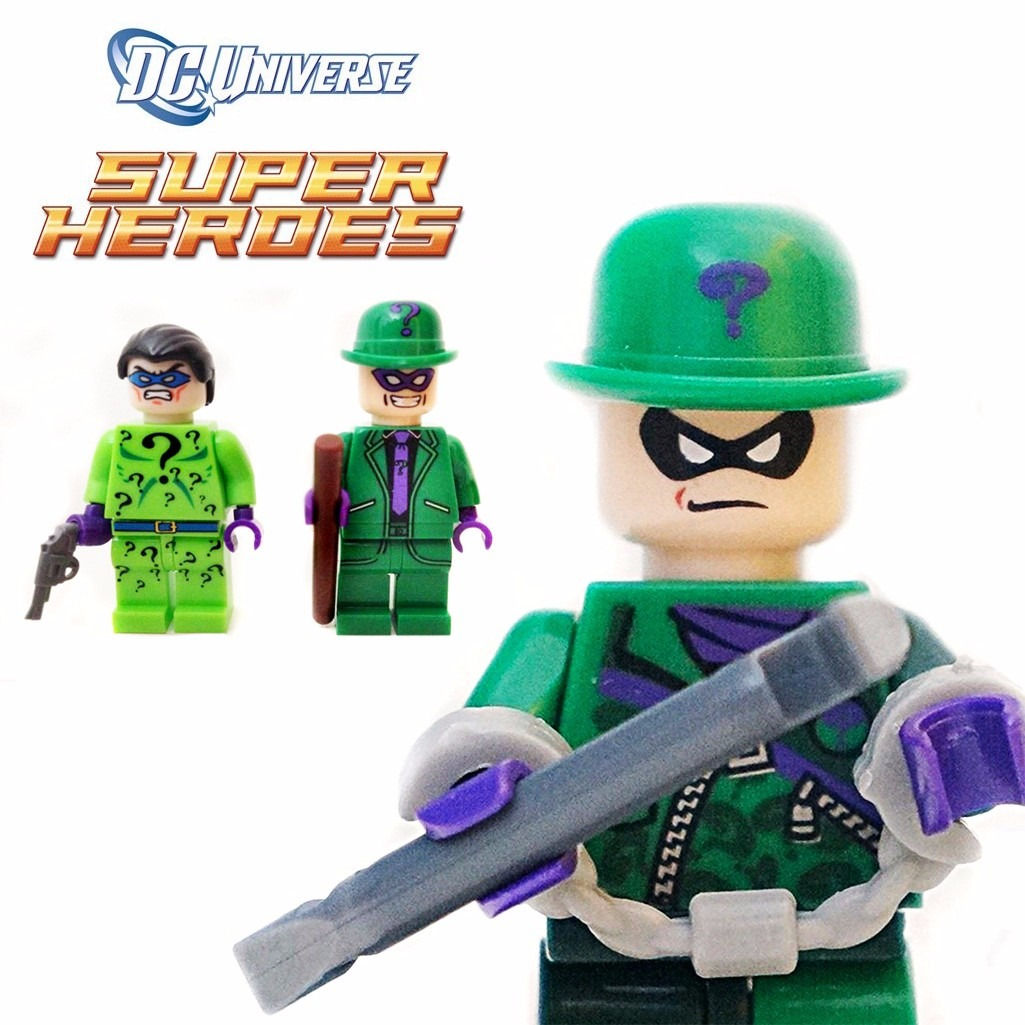 Wallpaper #YqUsMpMB0vj5YdARKdM-232 Lego DC Riddler Charada 3 Pack Batman Superhero Justic Leagu R 2900