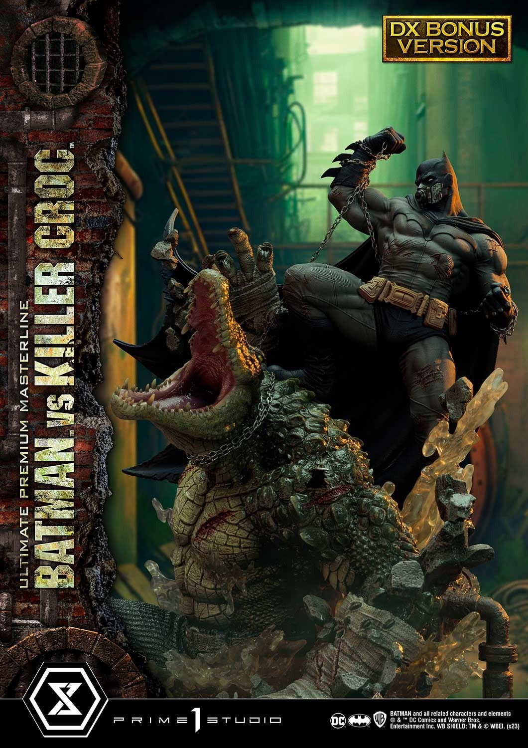 Wallpaper #EWeA_ZIBSpphPi3-TZzy23 Batman vs Killer Croc Deluxe Bon2
