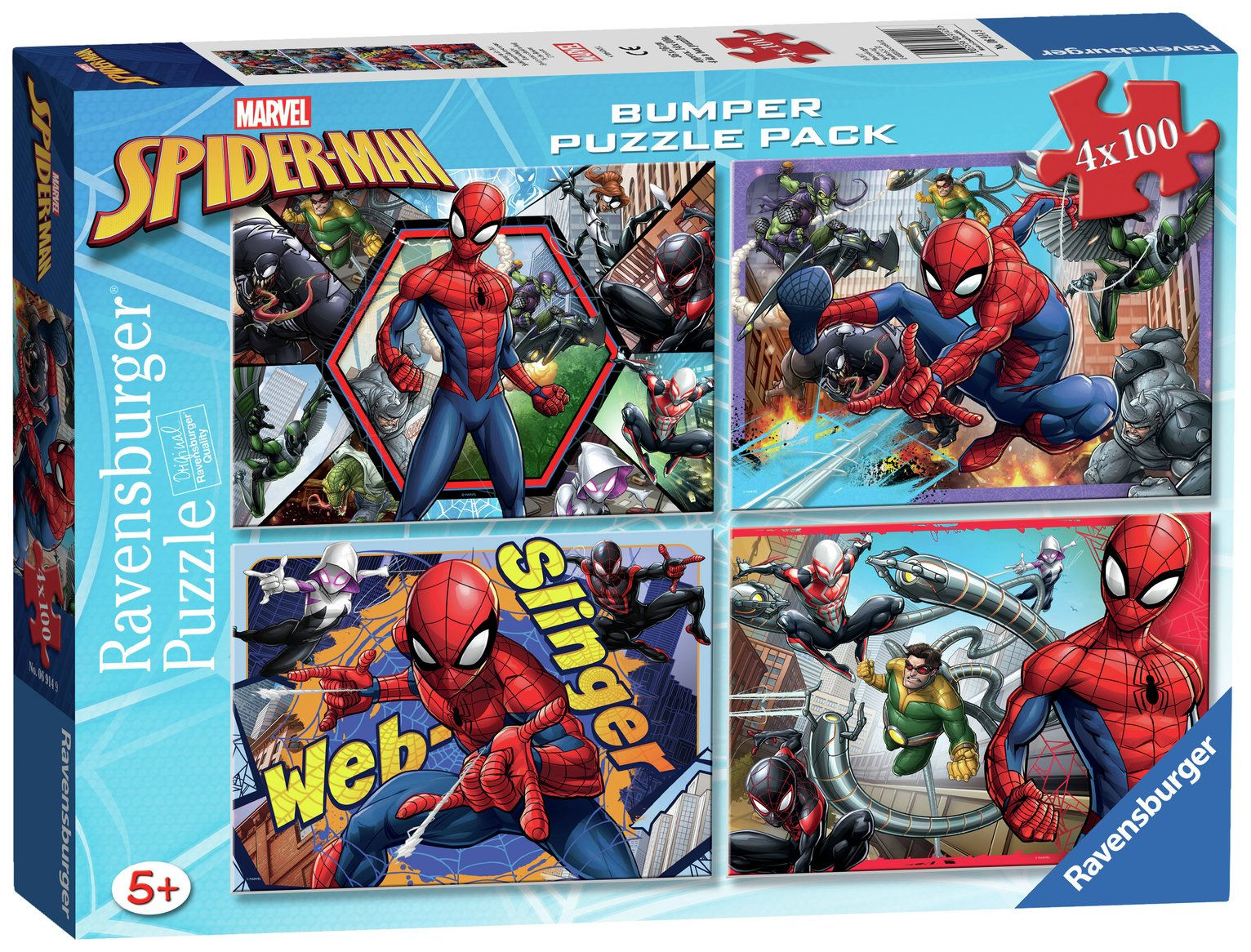 Wallpaper #Fmdx5pIBSpphPi3-DjO-474 Marvel Spider Man 4 X 100pc Puzzles Reviews